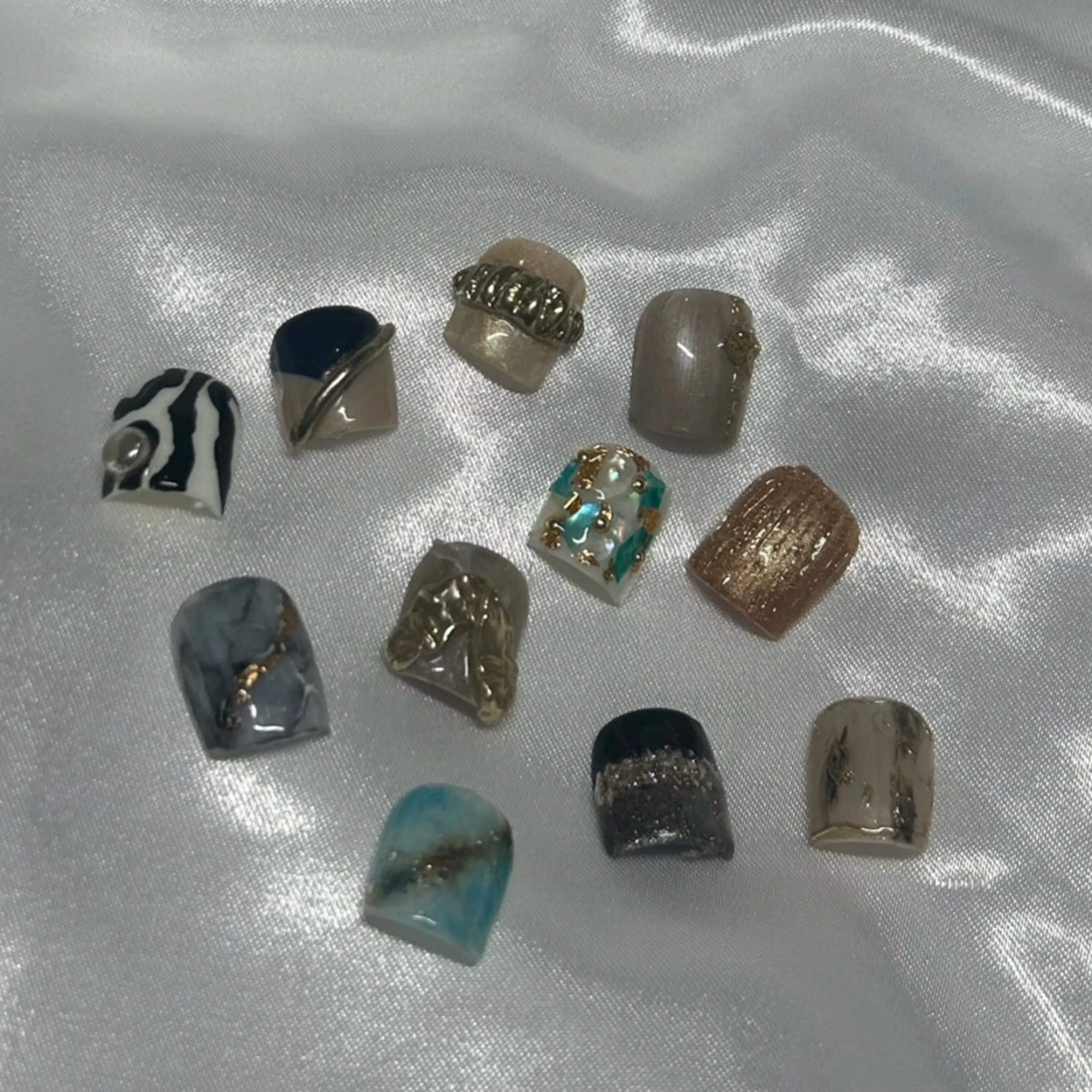 フットネイル2本アートオフ込の写真