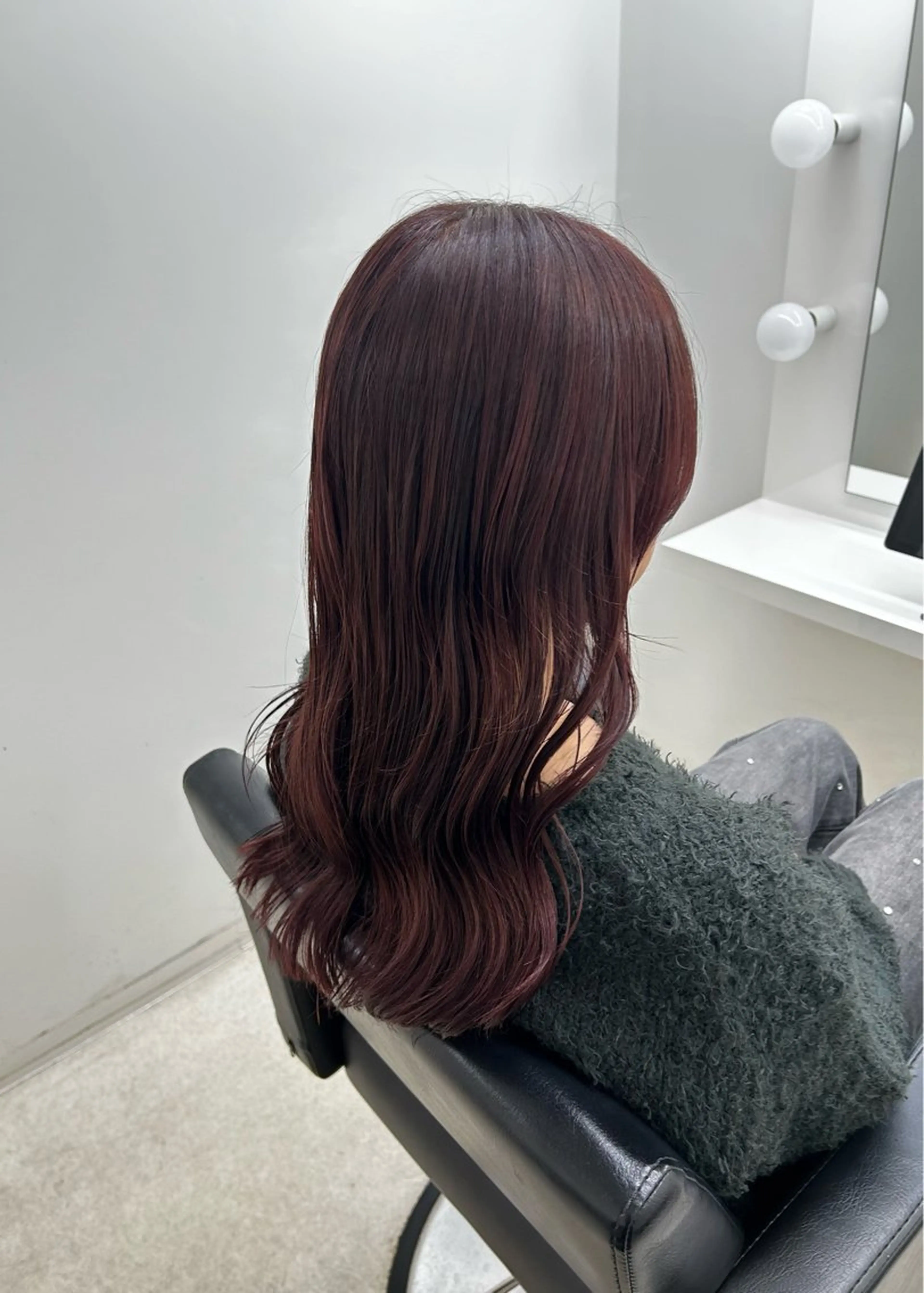 ミディアム カラー 🤍🐰韓国ヘア/ レイヤー🤍菅原麻里のヘアスタイル