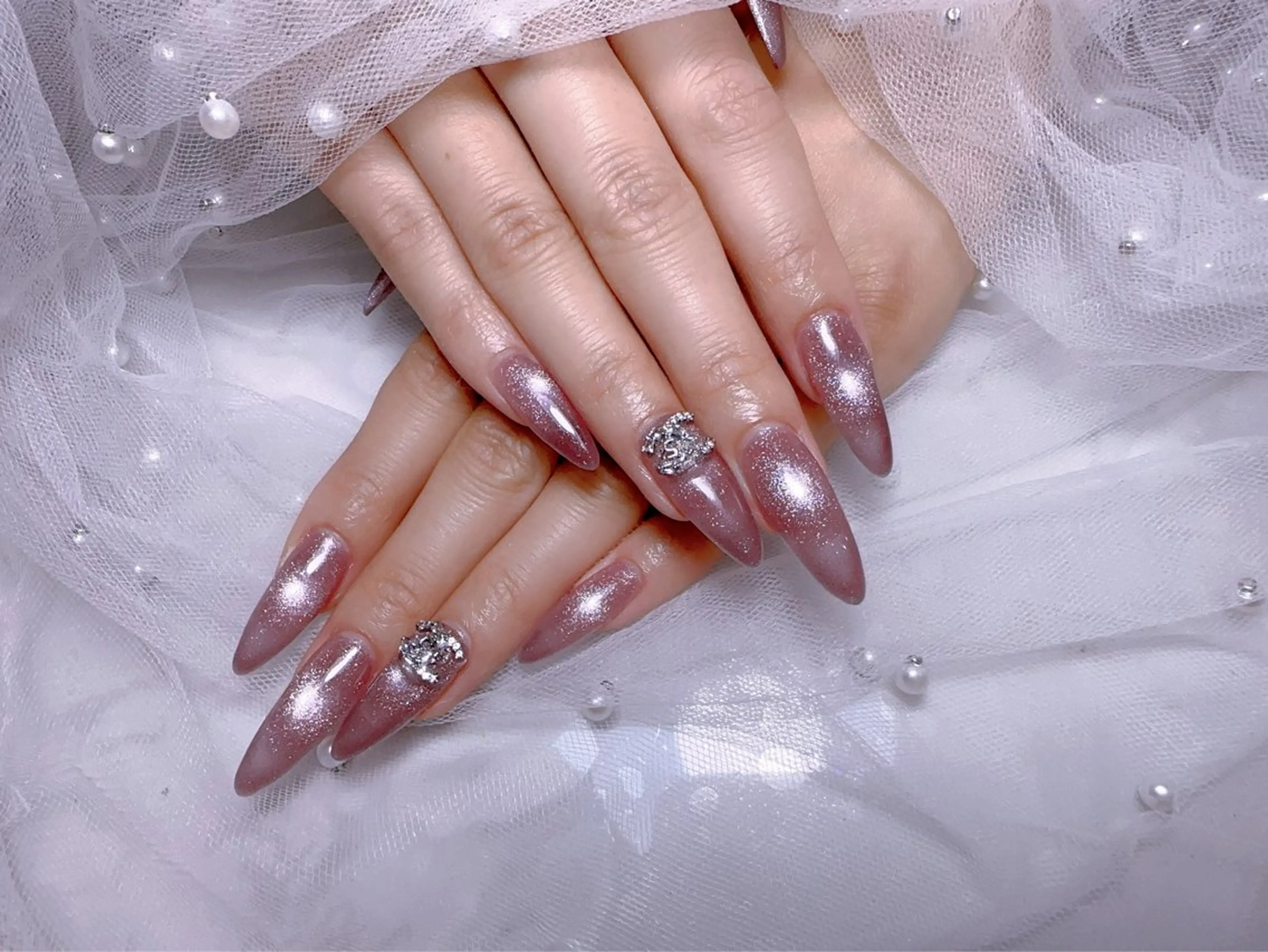 【HANDオフあり】チップ長さだし10本+マグネットワンカラーの写真