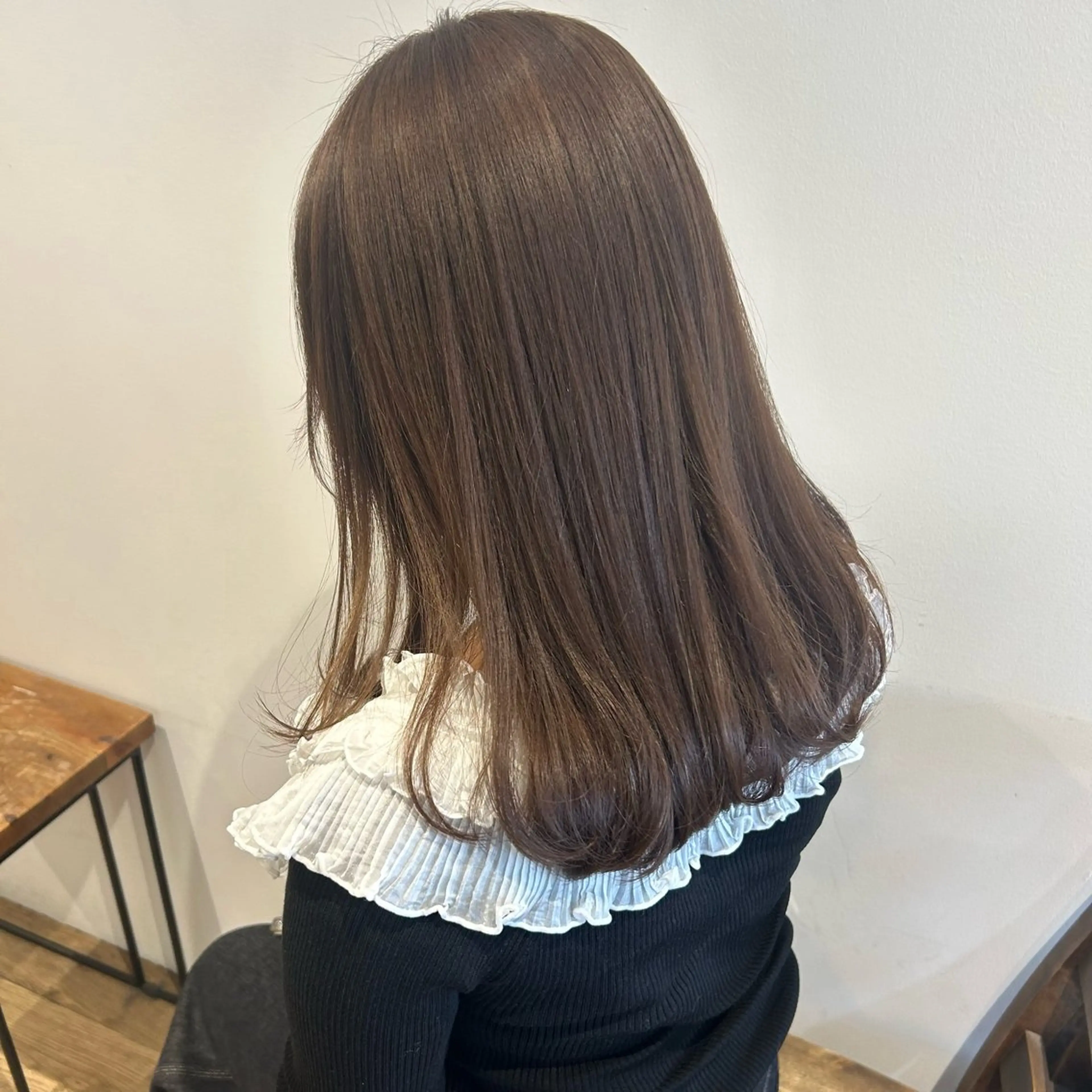 セミロング カラー カット ヘアカラー トリートメント otoha✳︎ くすみカラーのヘアスタイル