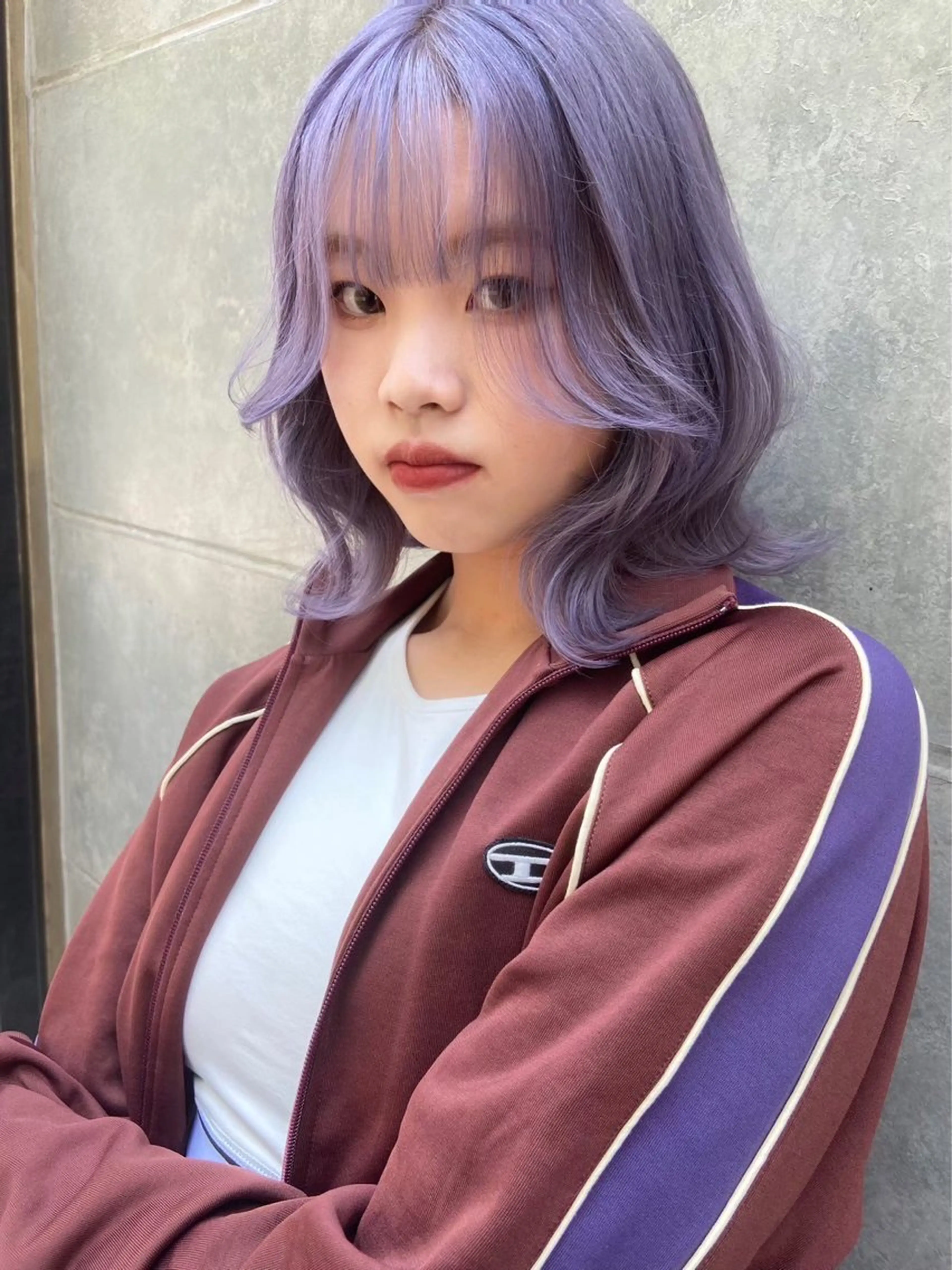 ミディアム カラー ヘアカラー トリートメント ミユル/ 盛れるエクステ🎀✨のヘアスタイル