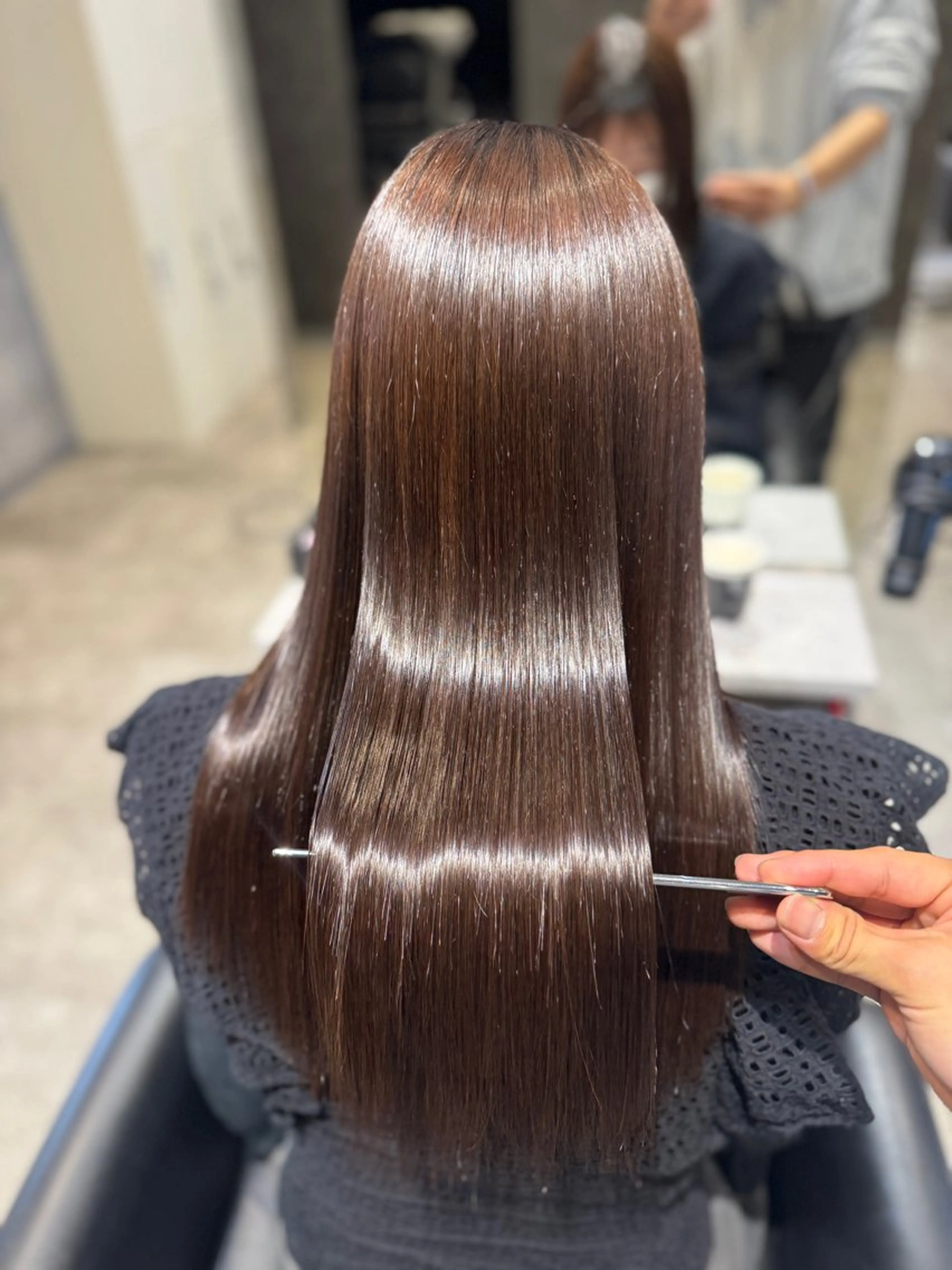 ロング トリートメント _WHITE 鳳店 小谷 朝飛のヘアスタイル