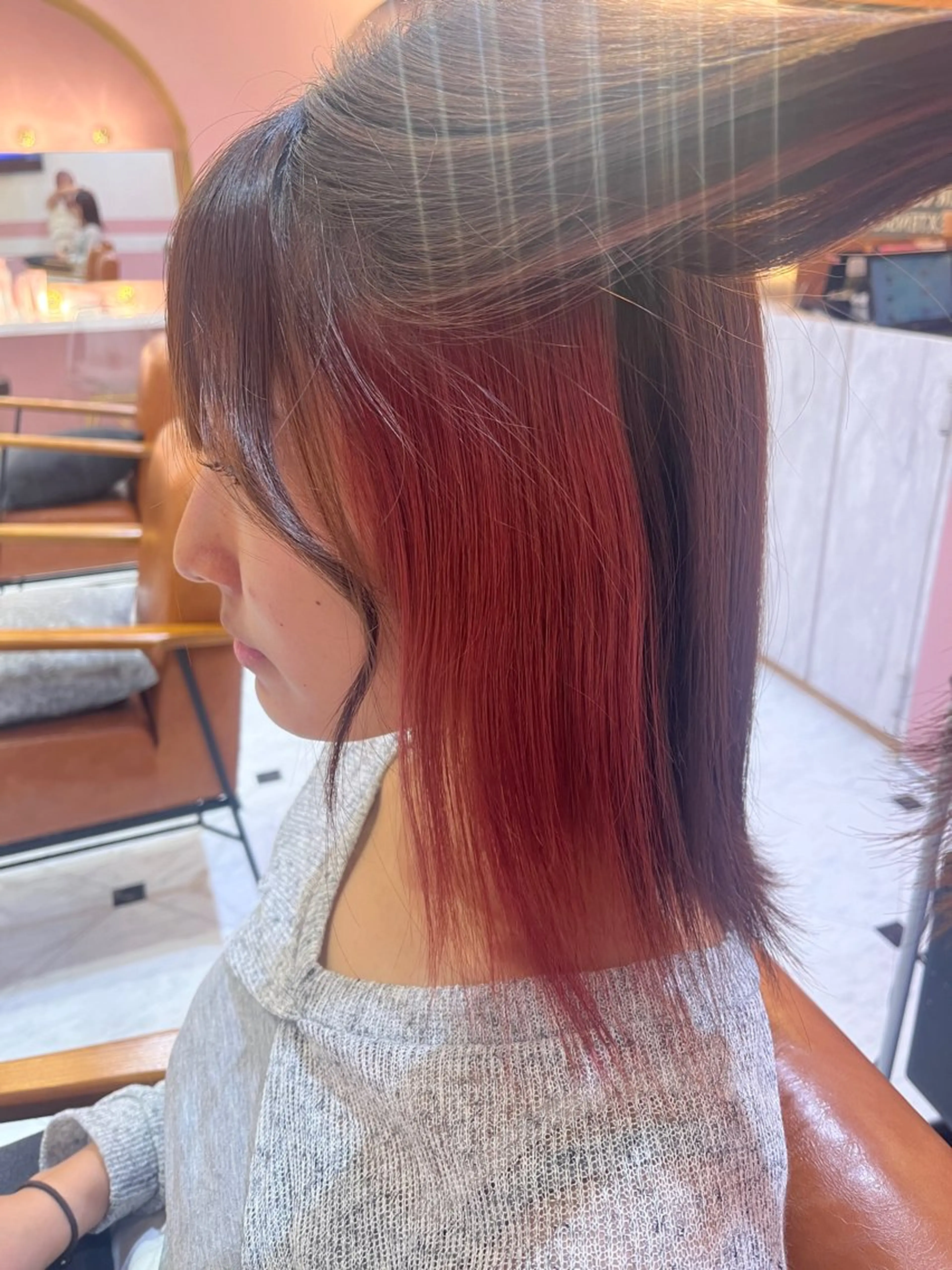 カラー fish所属・横浜/レイヤー/ボブ shiira👼🏻のヘアスタイル