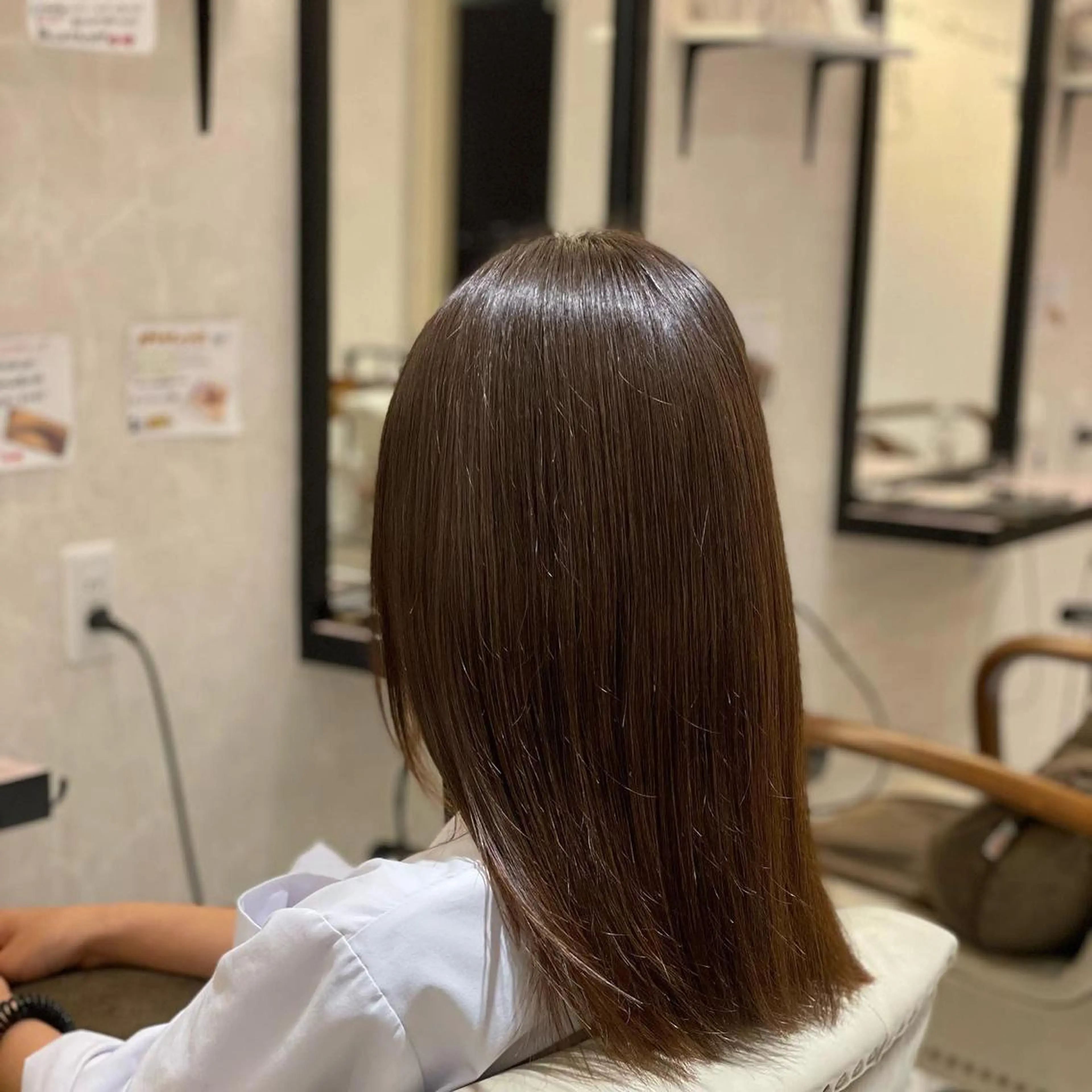 ロング 縮毛矯正 トリートメント 本店店長☆ 前原海翔のヘアスタイル