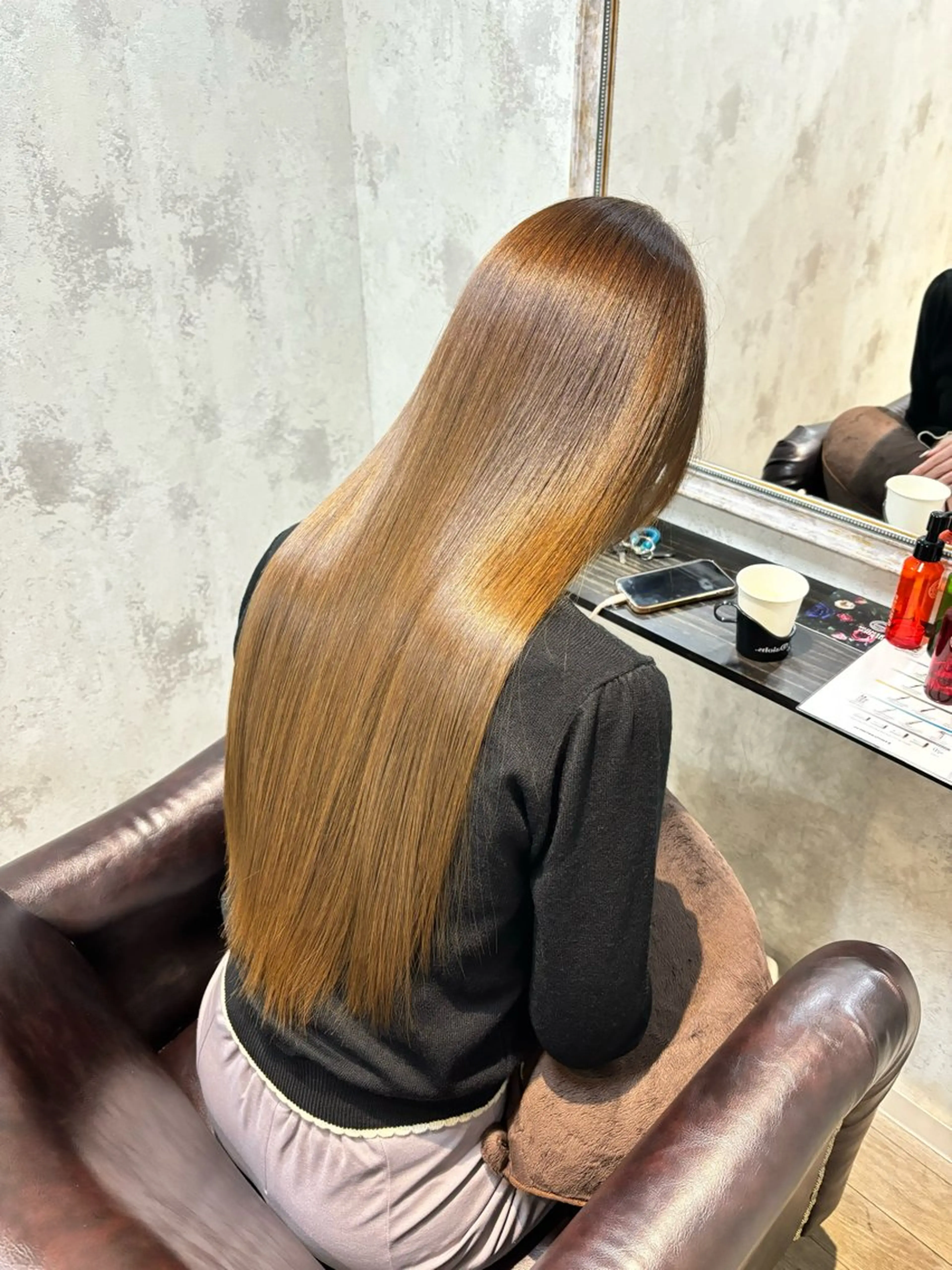 ロング 縮毛矯正 髪質改善🎀カノンのヘアスタイル