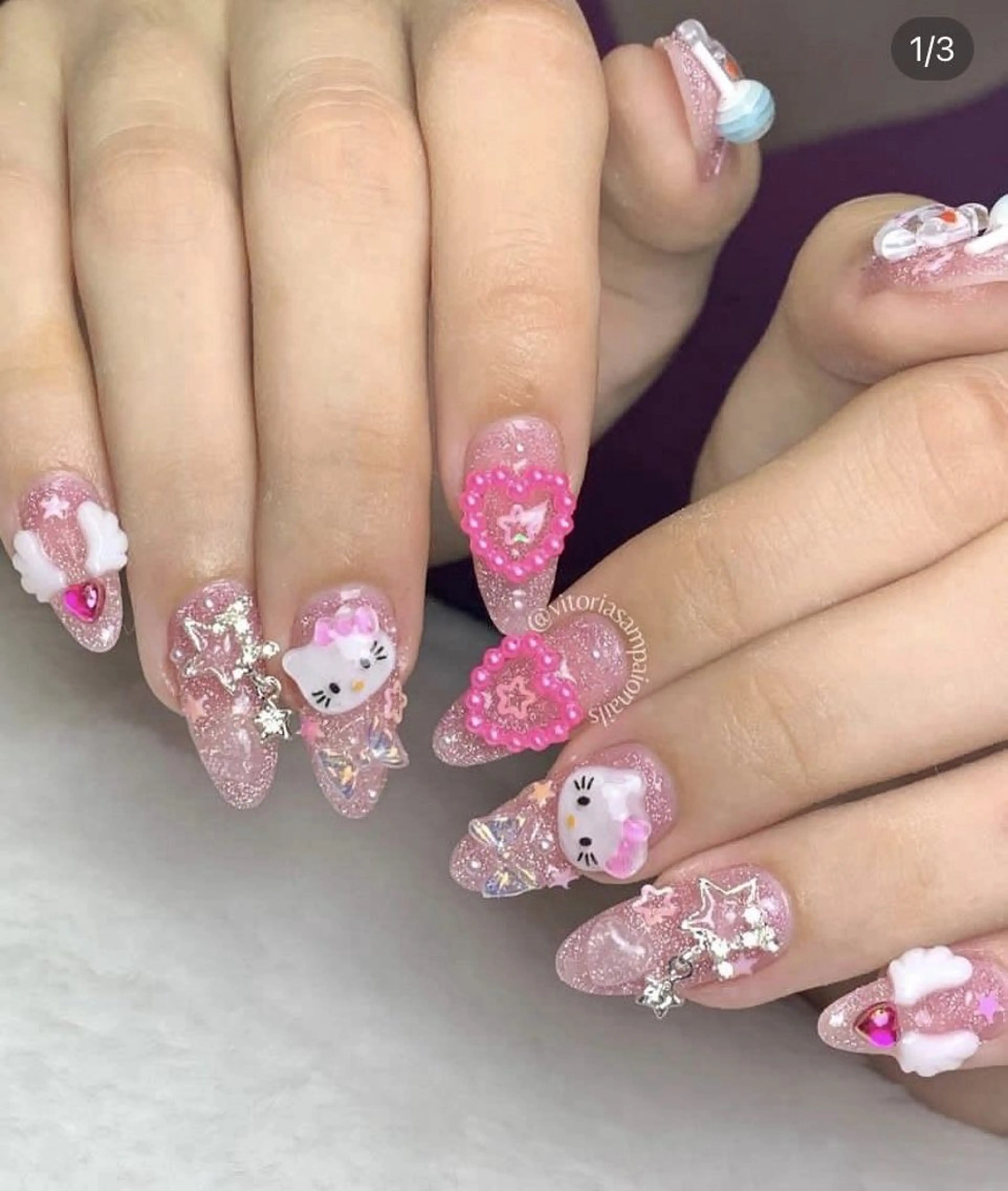 ネイル マグネットネイル ミラーネイル ネイルチップ 冬ネイル Lee Nailsのネイルデザイン
