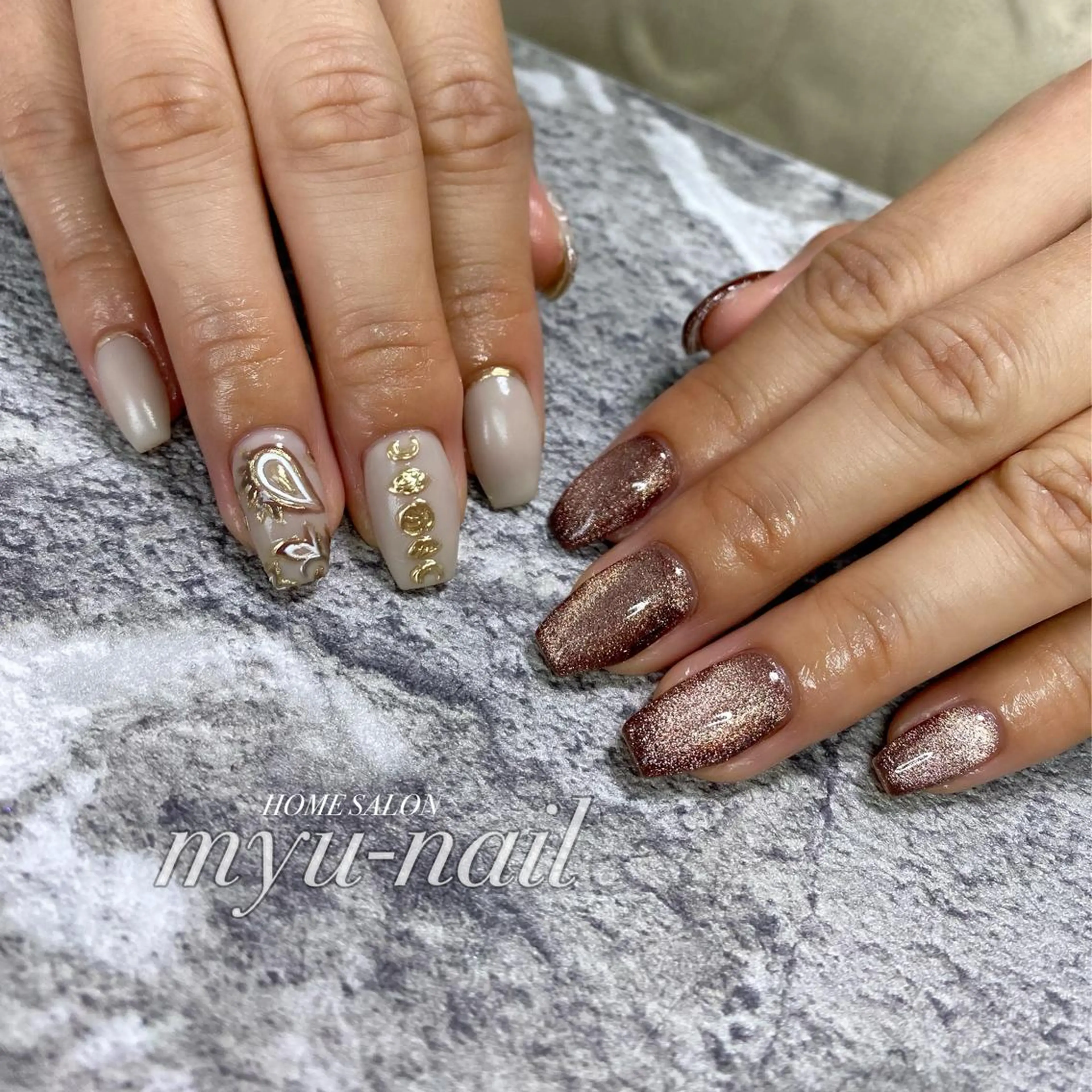 ネイル ホームサロン myu-nailのネイルデザイン