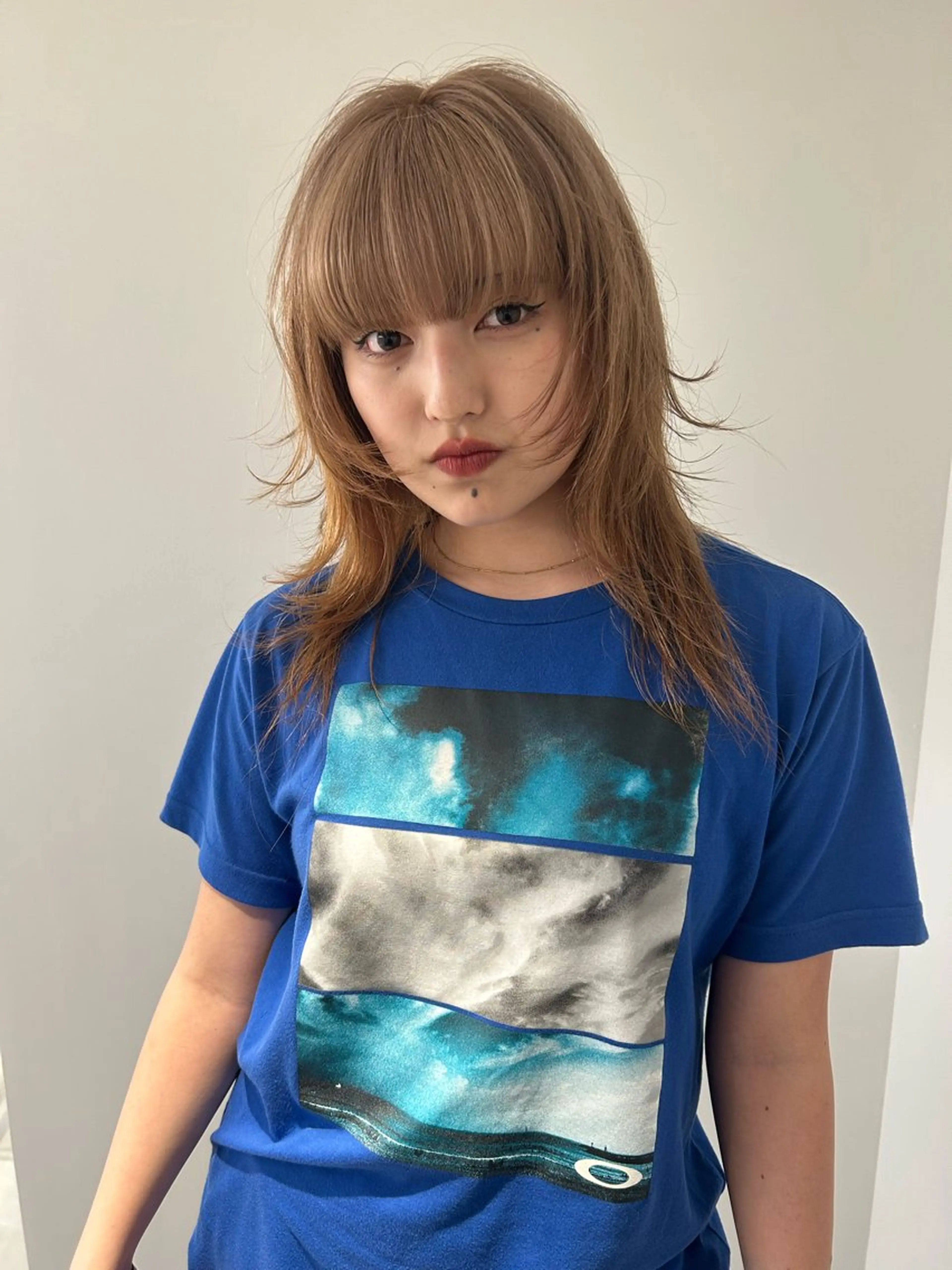 セミロング カラー ヘアカラー トリートメント ケアパーマ/ケアブリ ーチdaisukeのヘアスタイル