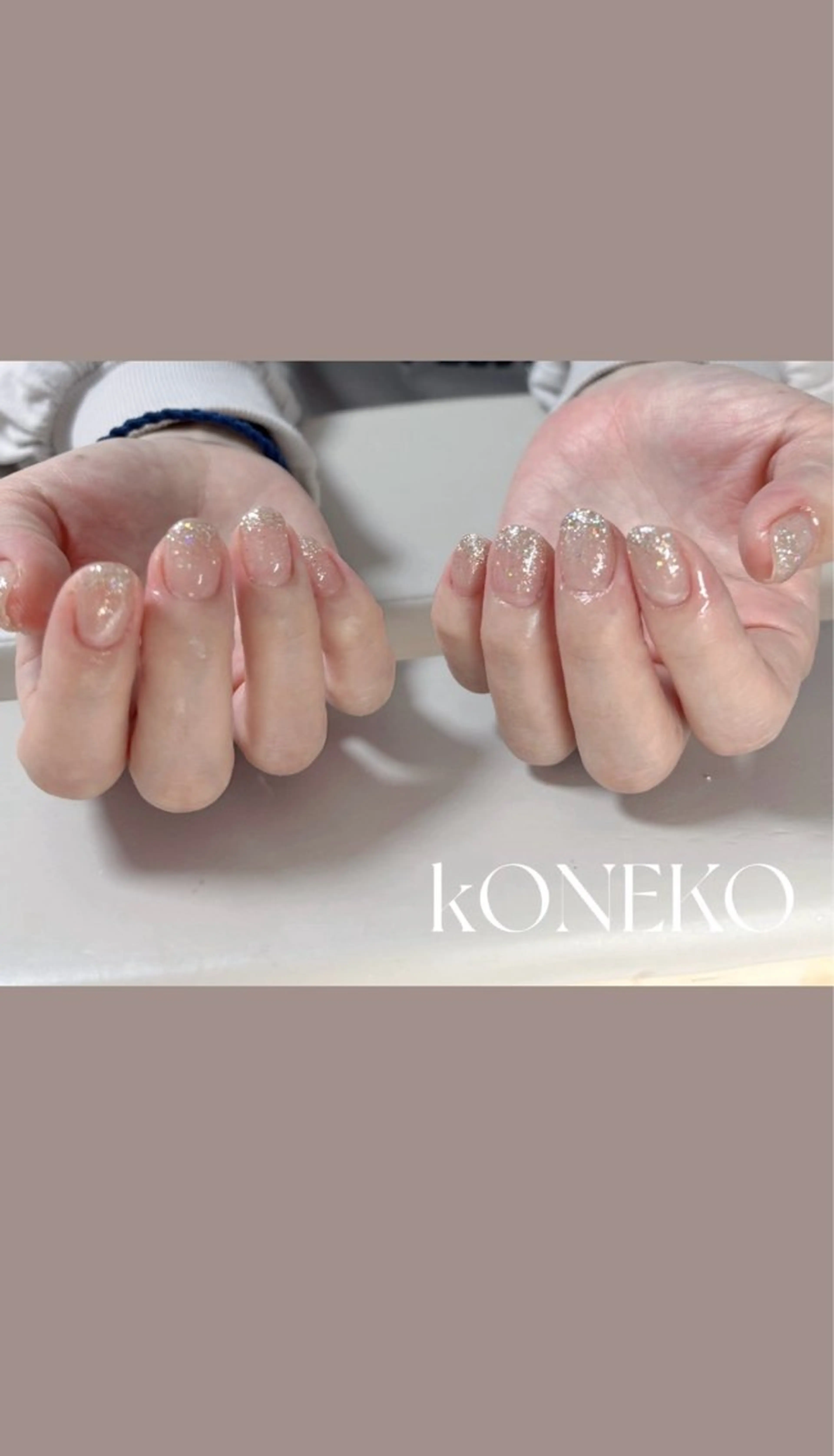 ネイル ハンドネイル コネコネイルサロン モデル用のネイルデザイン