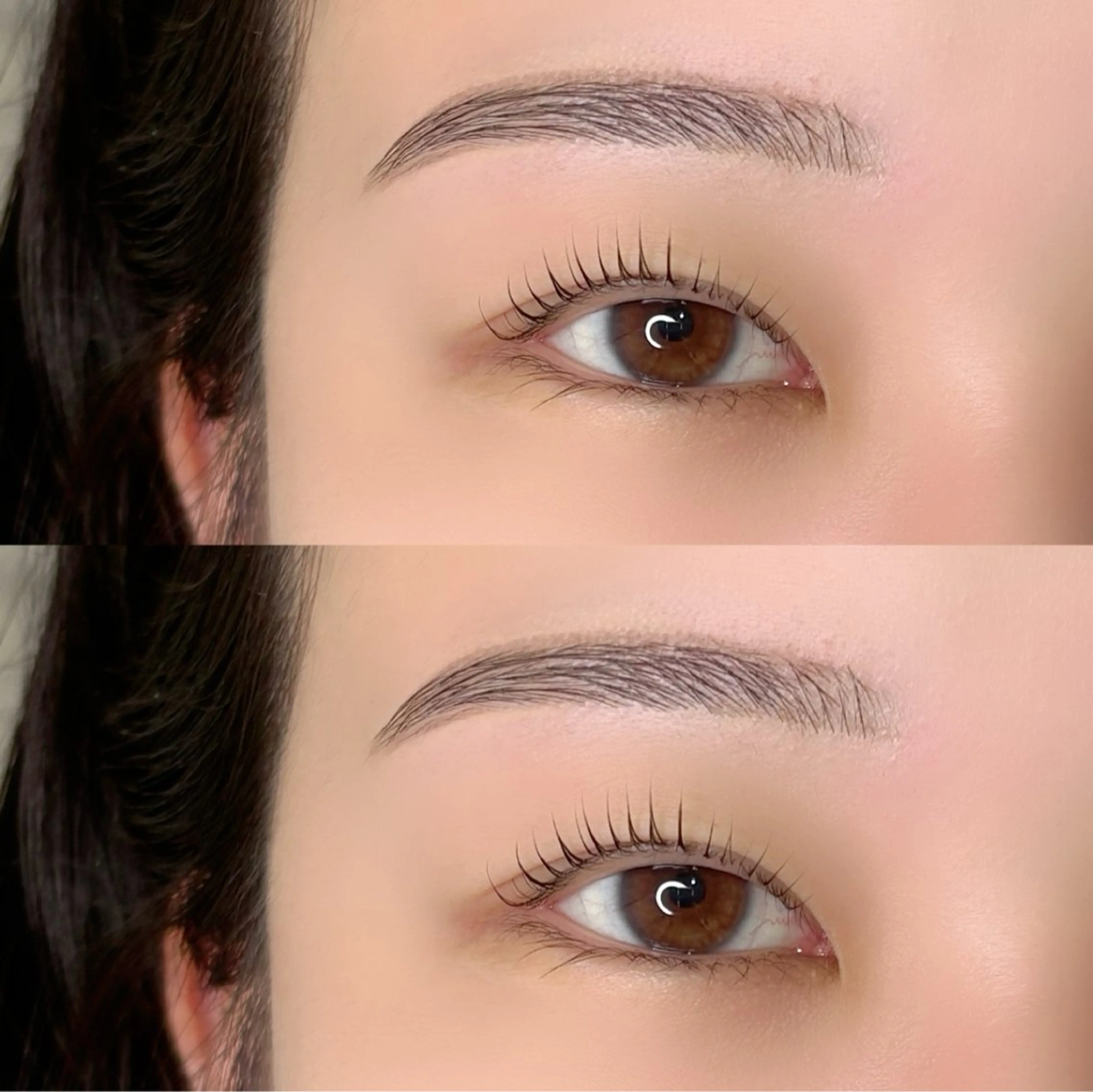 美眉アイブロウスタイリング(WAX＋間引き＋メイク)＋まつ毛パーマ🕊𓈒𓏸︎︎︎︎の写真