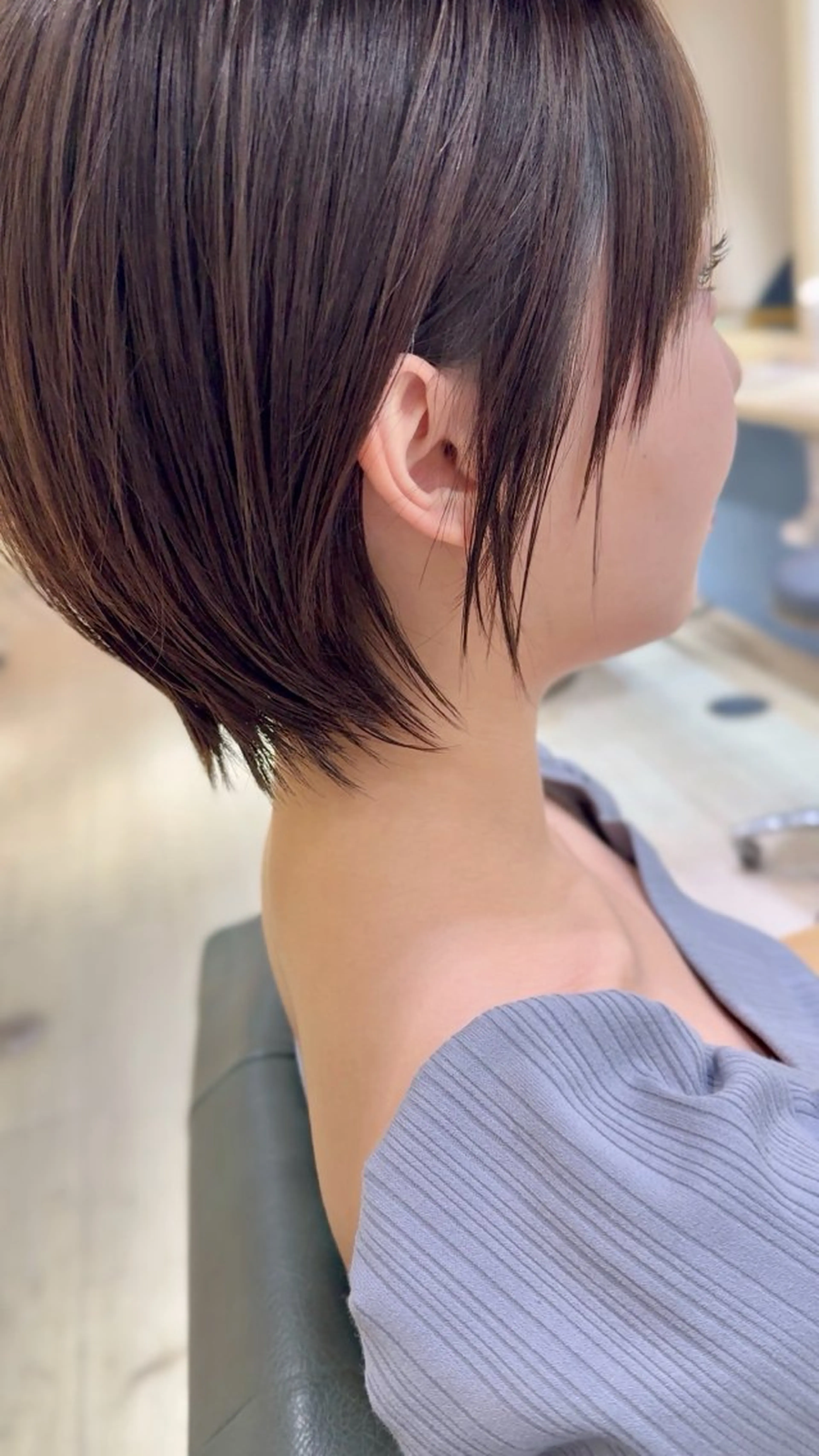 ショート 丸みショート ショートヘア ヘアーレスキューカプラ所属・坂 直樹のヘアスタイル