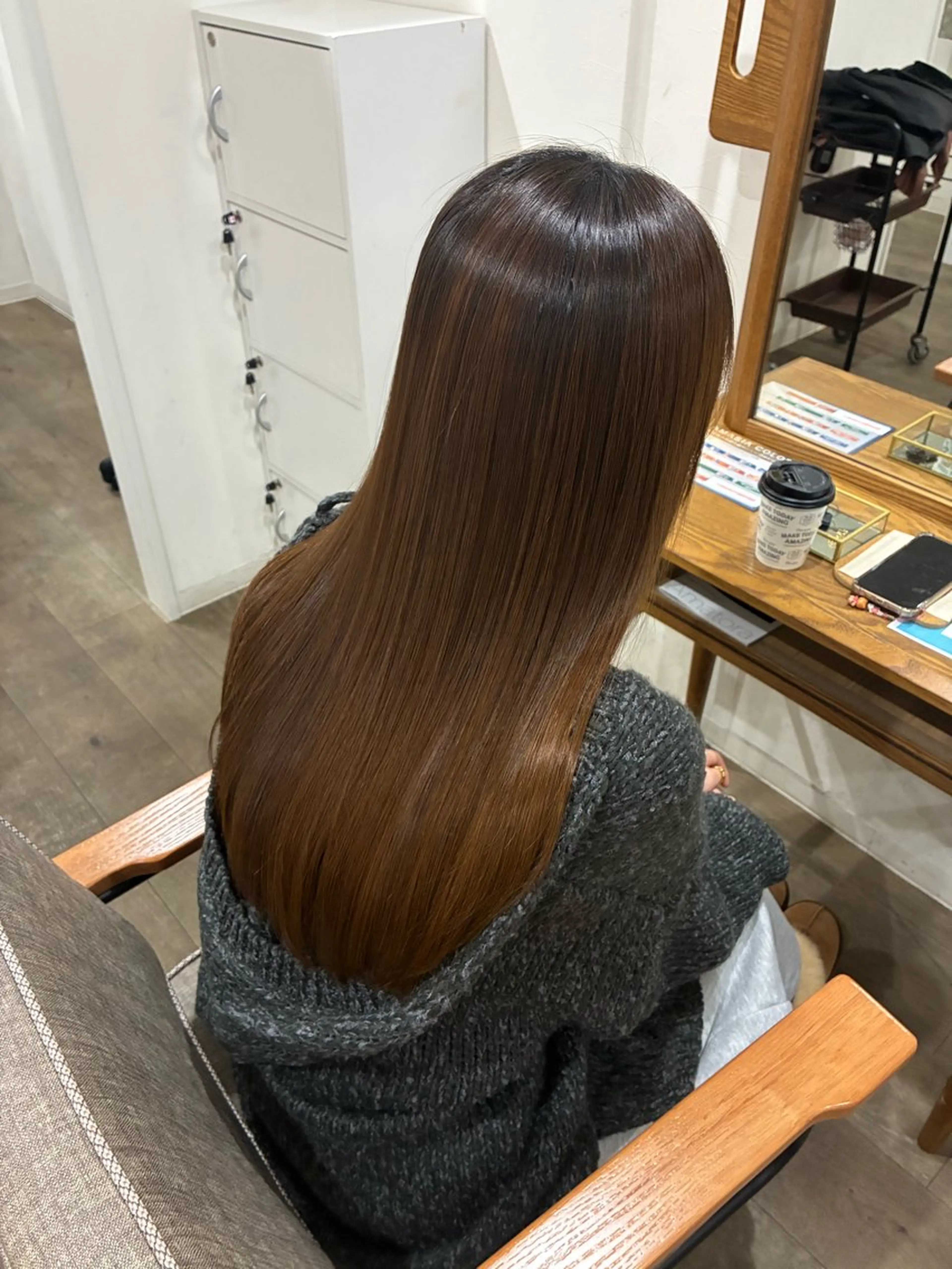 ロング カット トリートメント 髪質改善jewelbox 〜私のトリートメント〜 東梅田店所属・髪質改善/ボブ/梅田 runa_ニュアンスのヘアスタイル