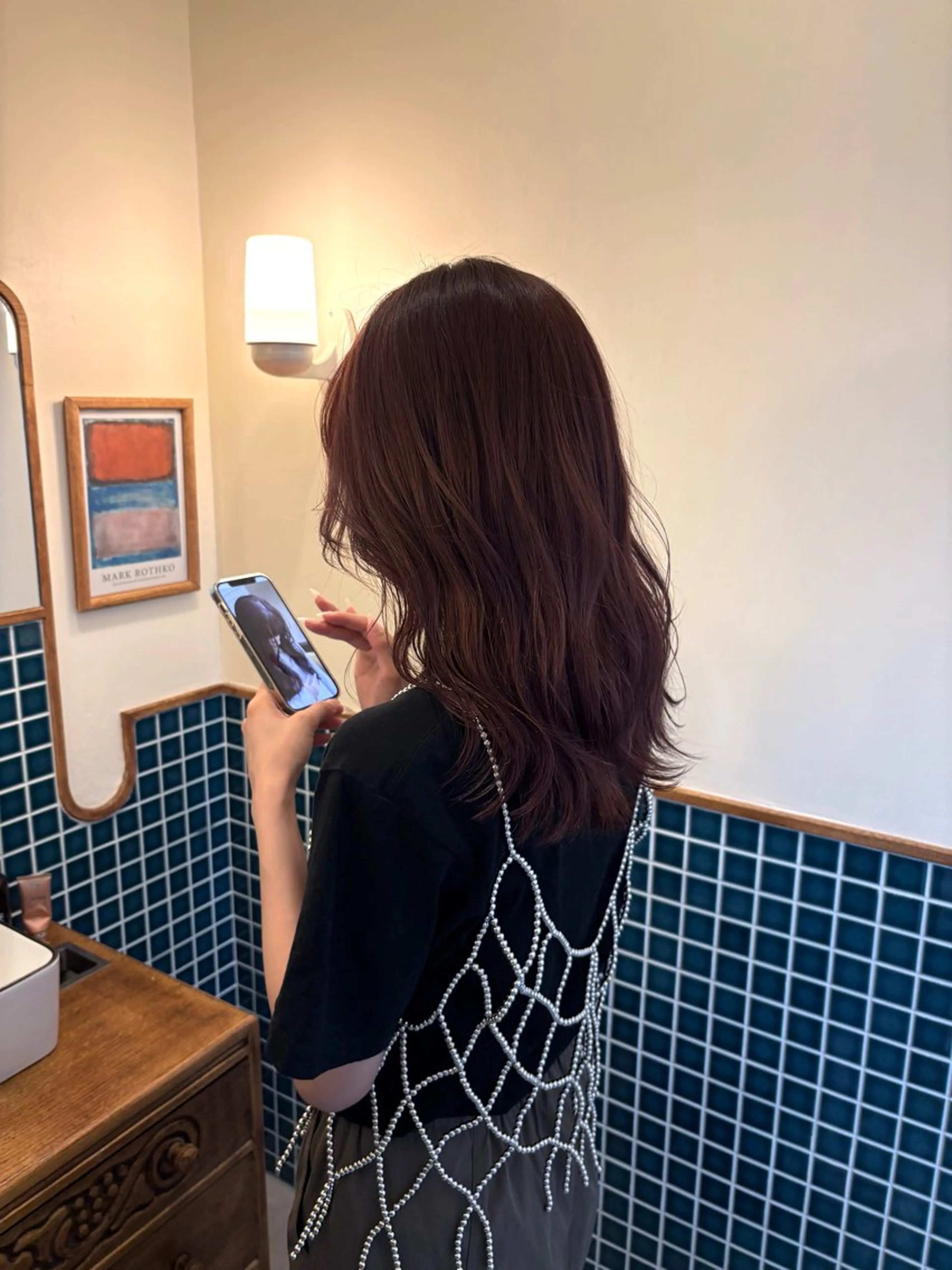 ロング カラー モトムラ アミのヘアスタイル