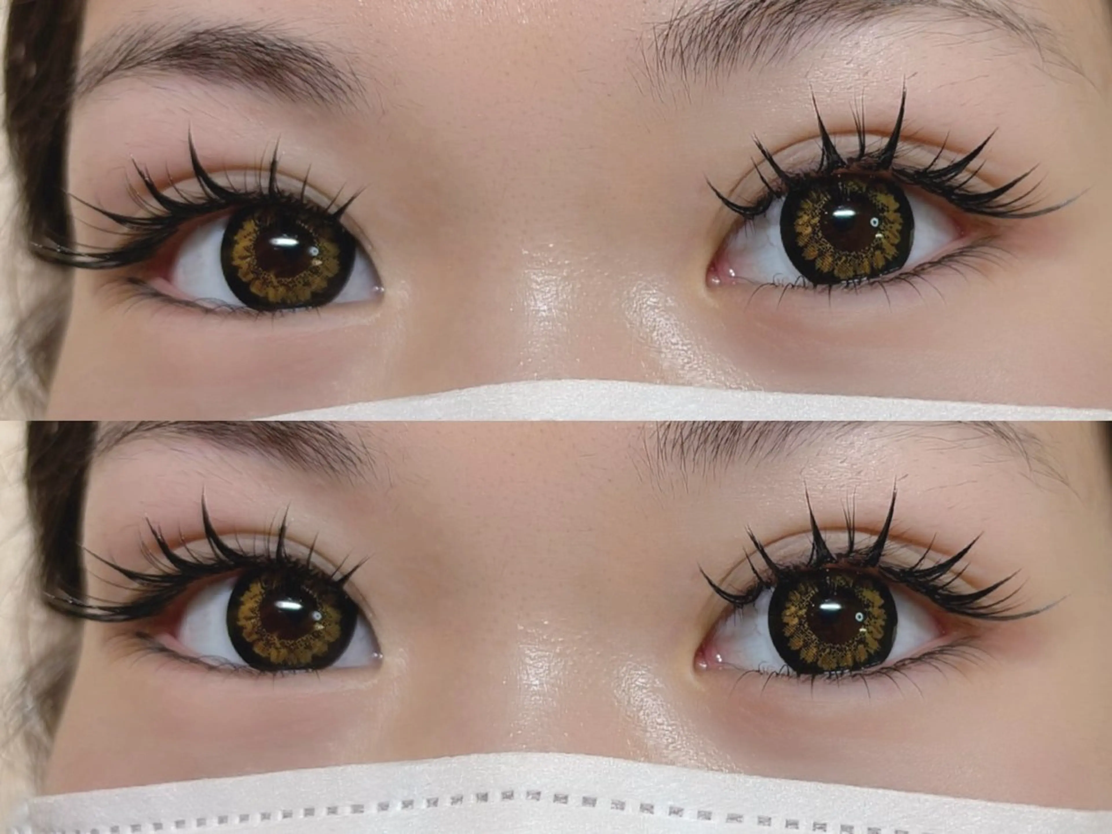 マツエク・マツパ 付け放題 バインドロック 束感まつ毛 フラットラッシュ パリジェンヌラッシュリフト マツエク リナ アメ村のマツエク・マツパデザイン