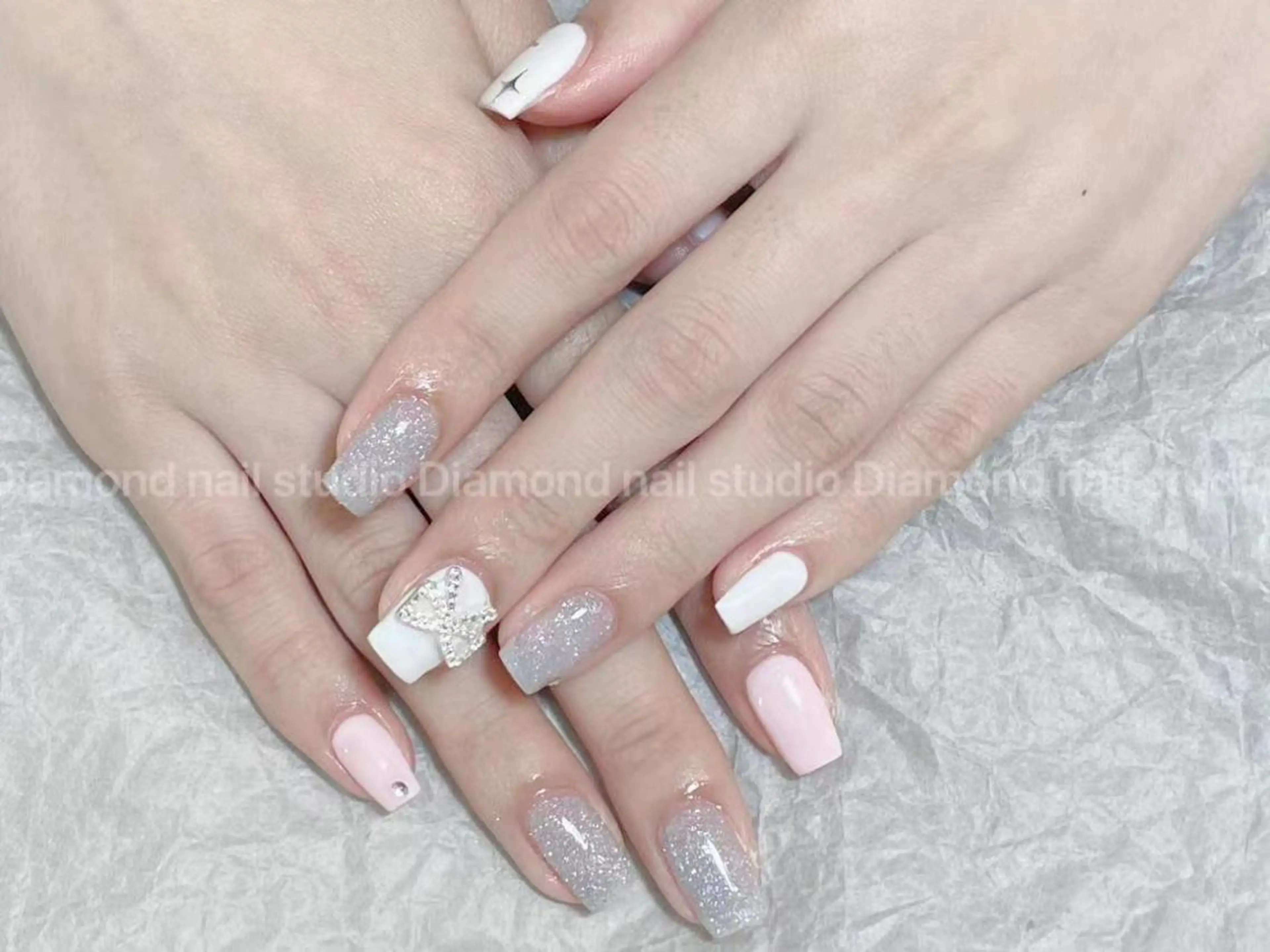 ネイル ハンドネイル ハンドケア Diamond 🚢のネイルデザイン