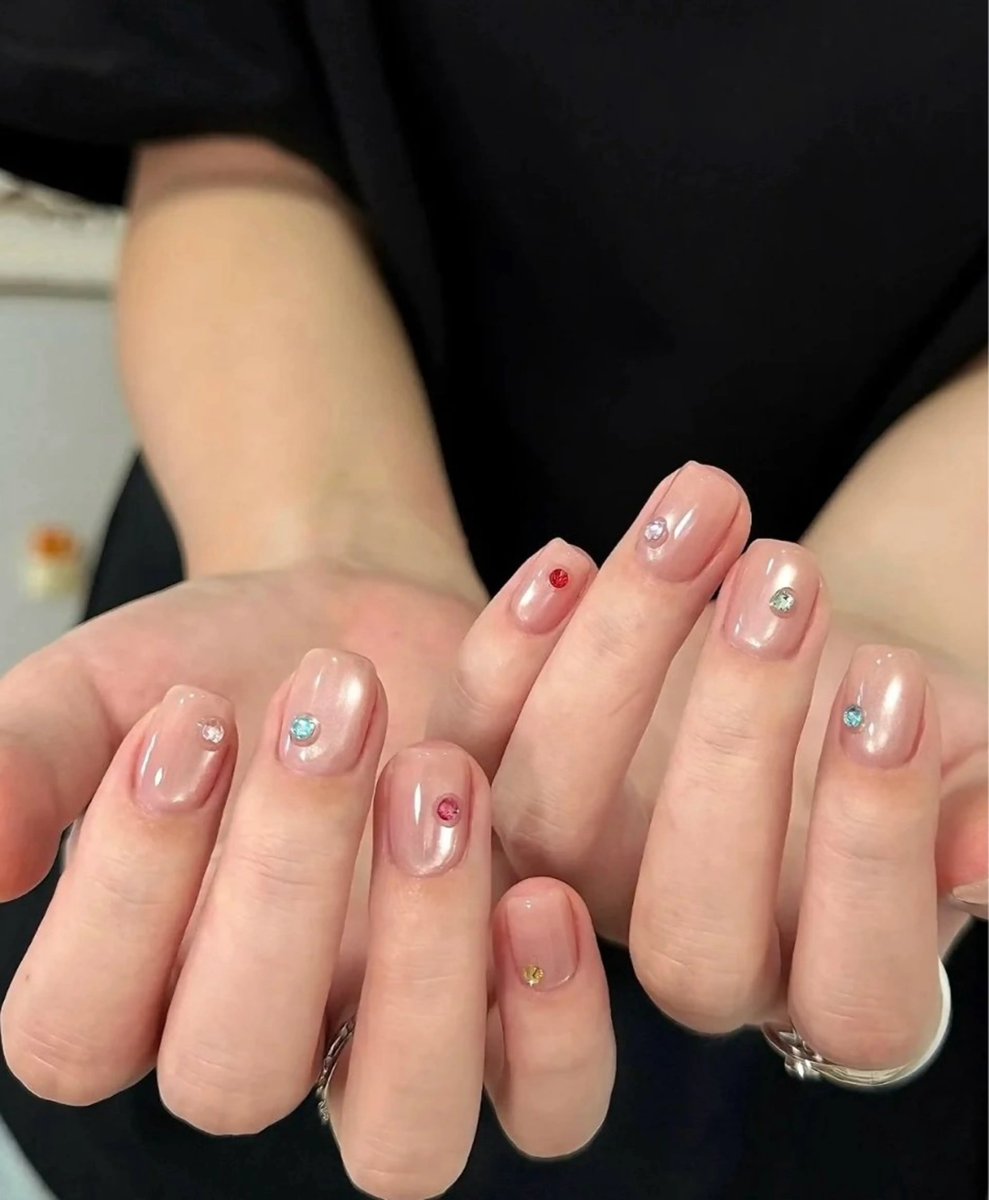 ネイル アートネイル シンプルネイル パラジェル＆フィルイン専門店 joynow【ジョイナウ】所属・ネイリスト ミクのネイルデザイン