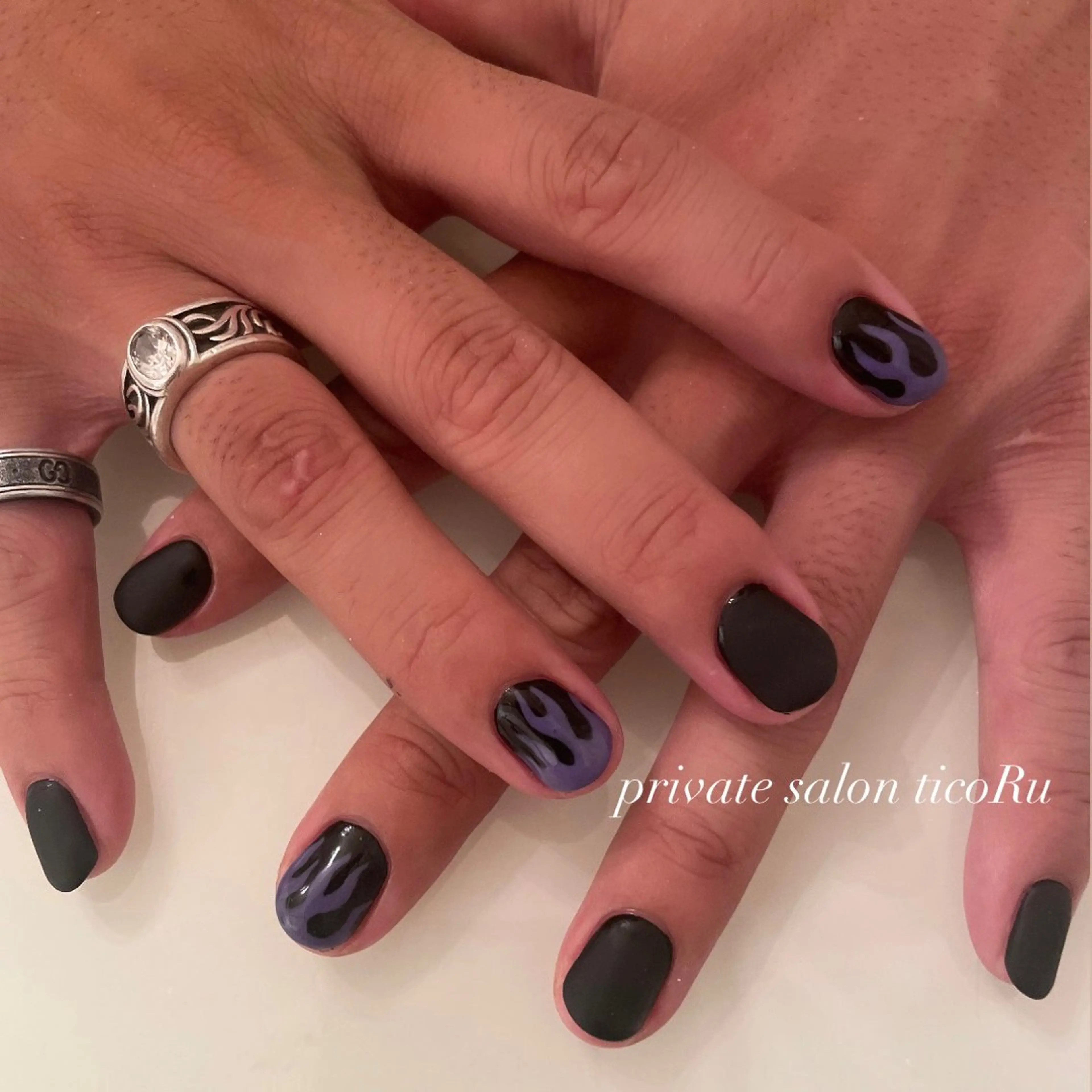 メンズ nail salon ticoRuのネイルデザイン