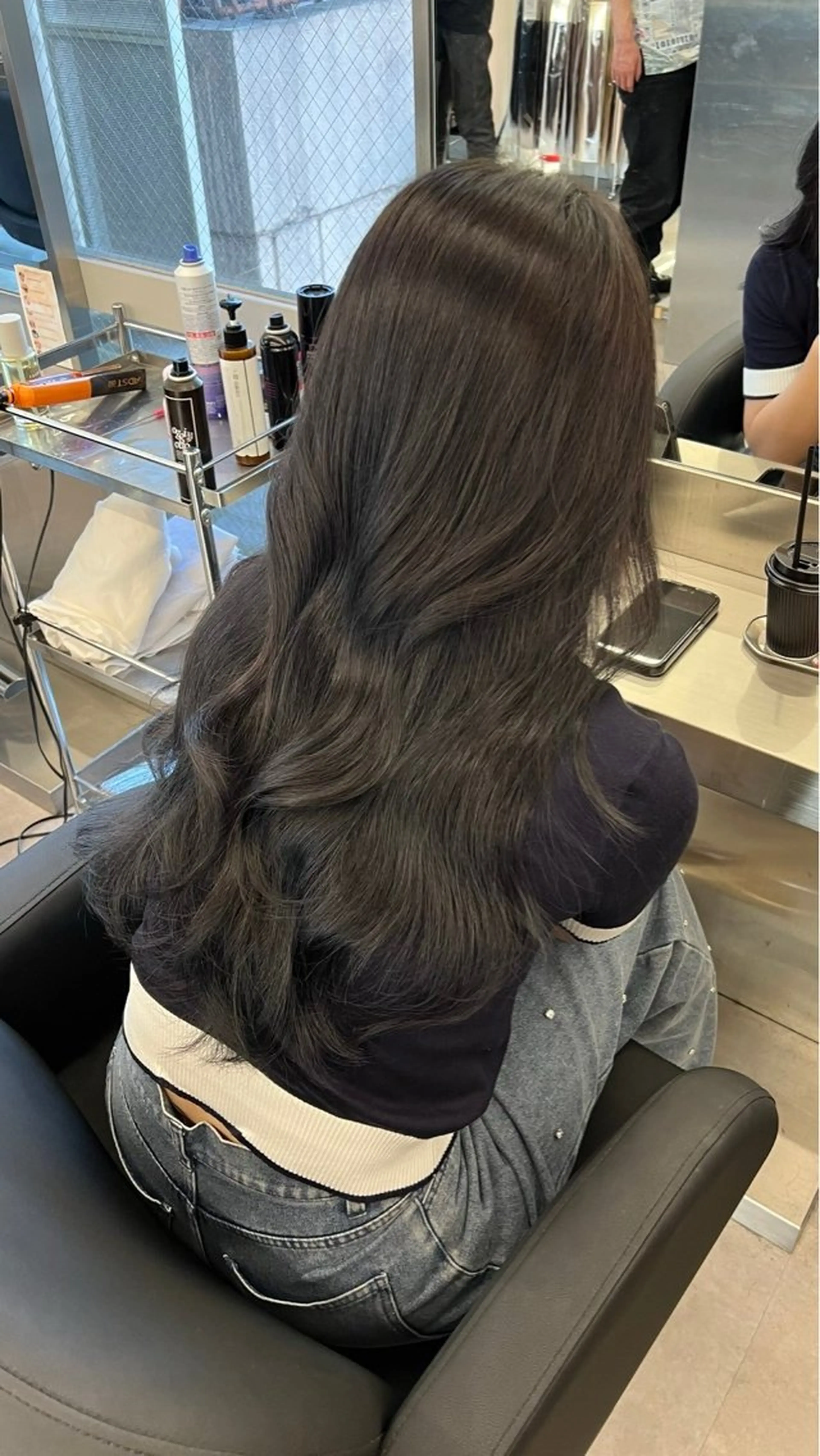 ロング カット エクステ 似合わせカラー/ ブリーチ🤩店長レンのヘアスタイル