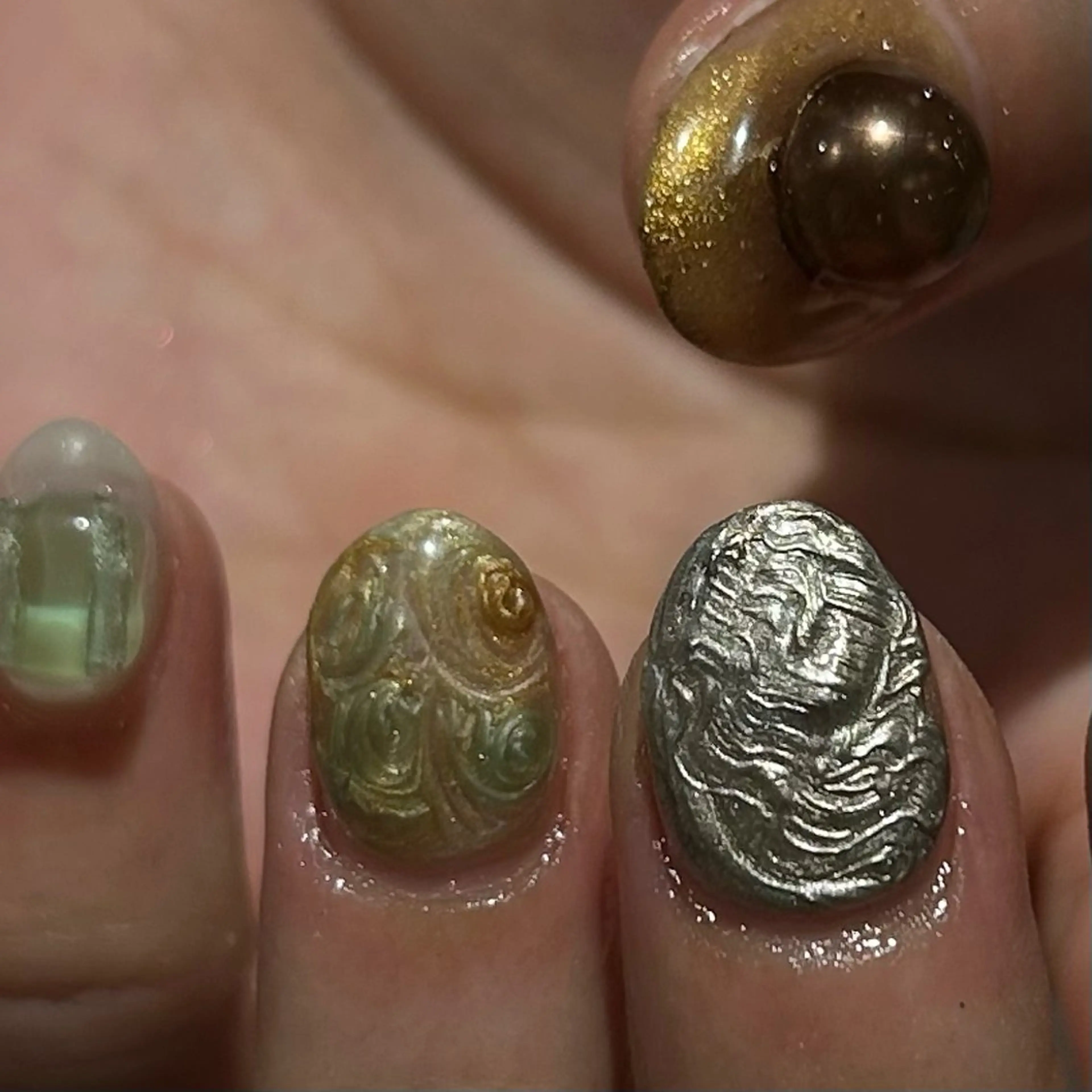 ネイル ハンドネイル ハンドケア OAK所属・個性派ネイル シノのネイルデザイン