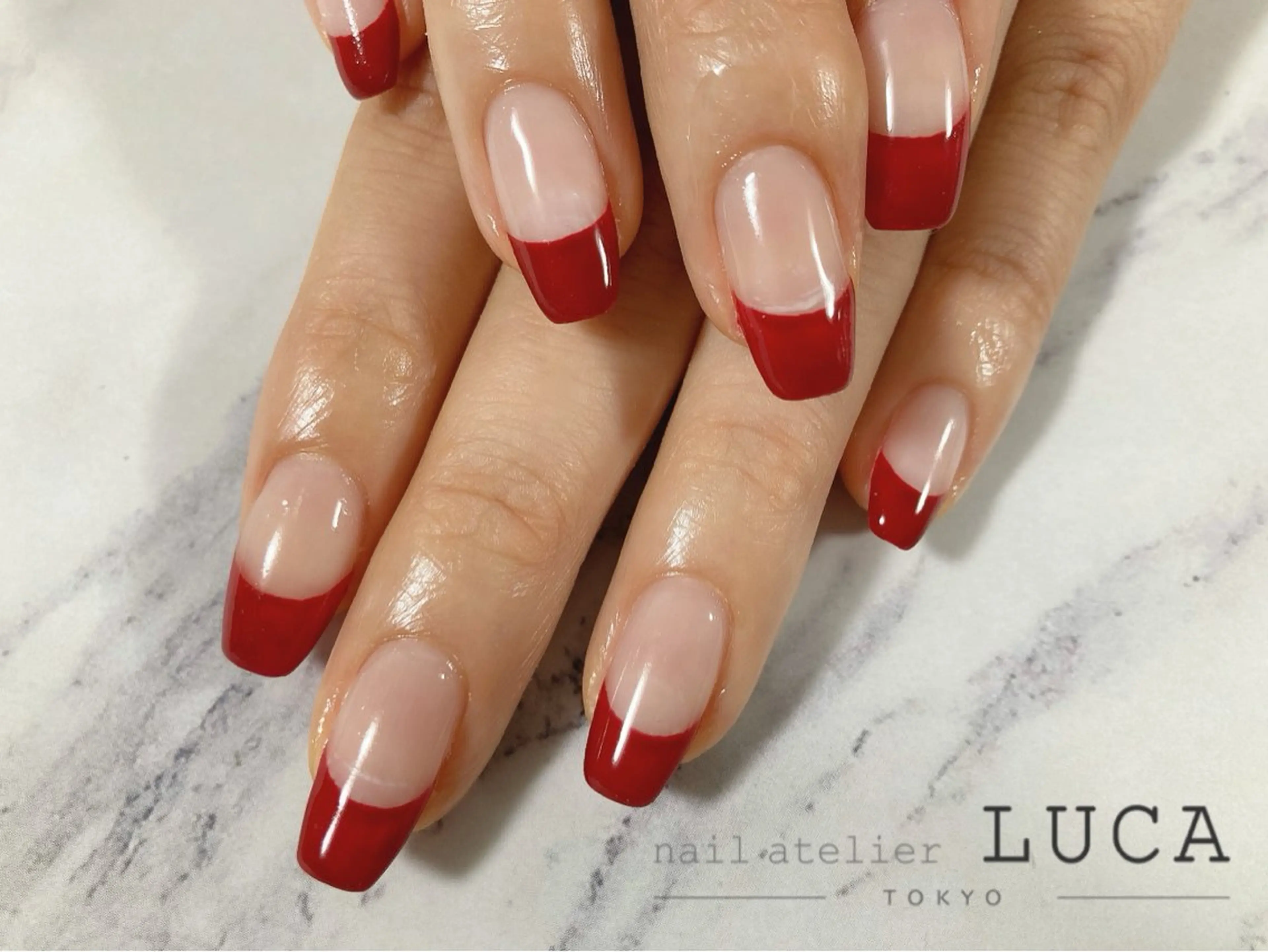 【ハンド】【オフあり】フレンチネイル（300色以上）※初回オフ代込みの写真