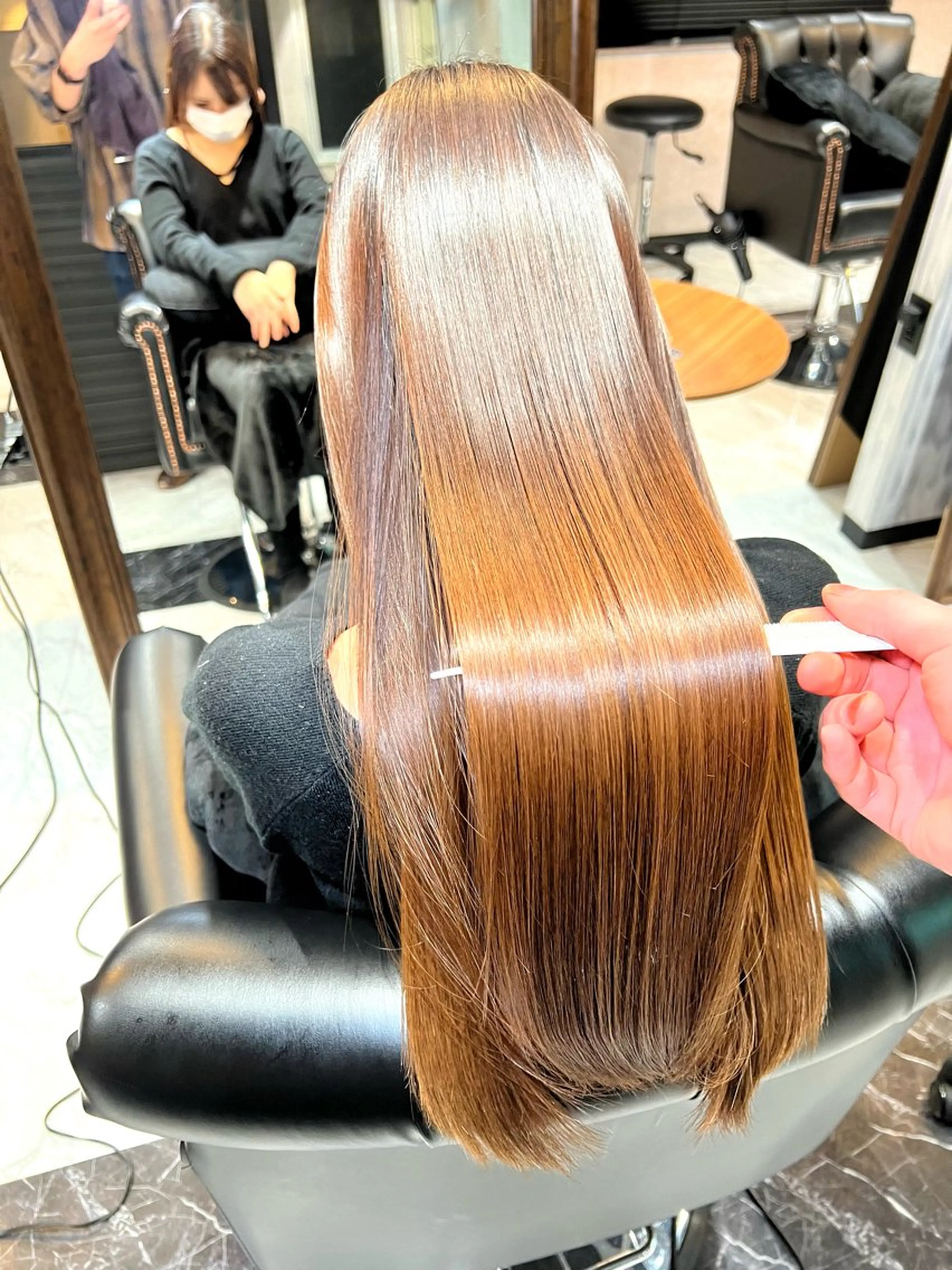 ロング カラー パーマ 成田 和樹のヘアスタイル