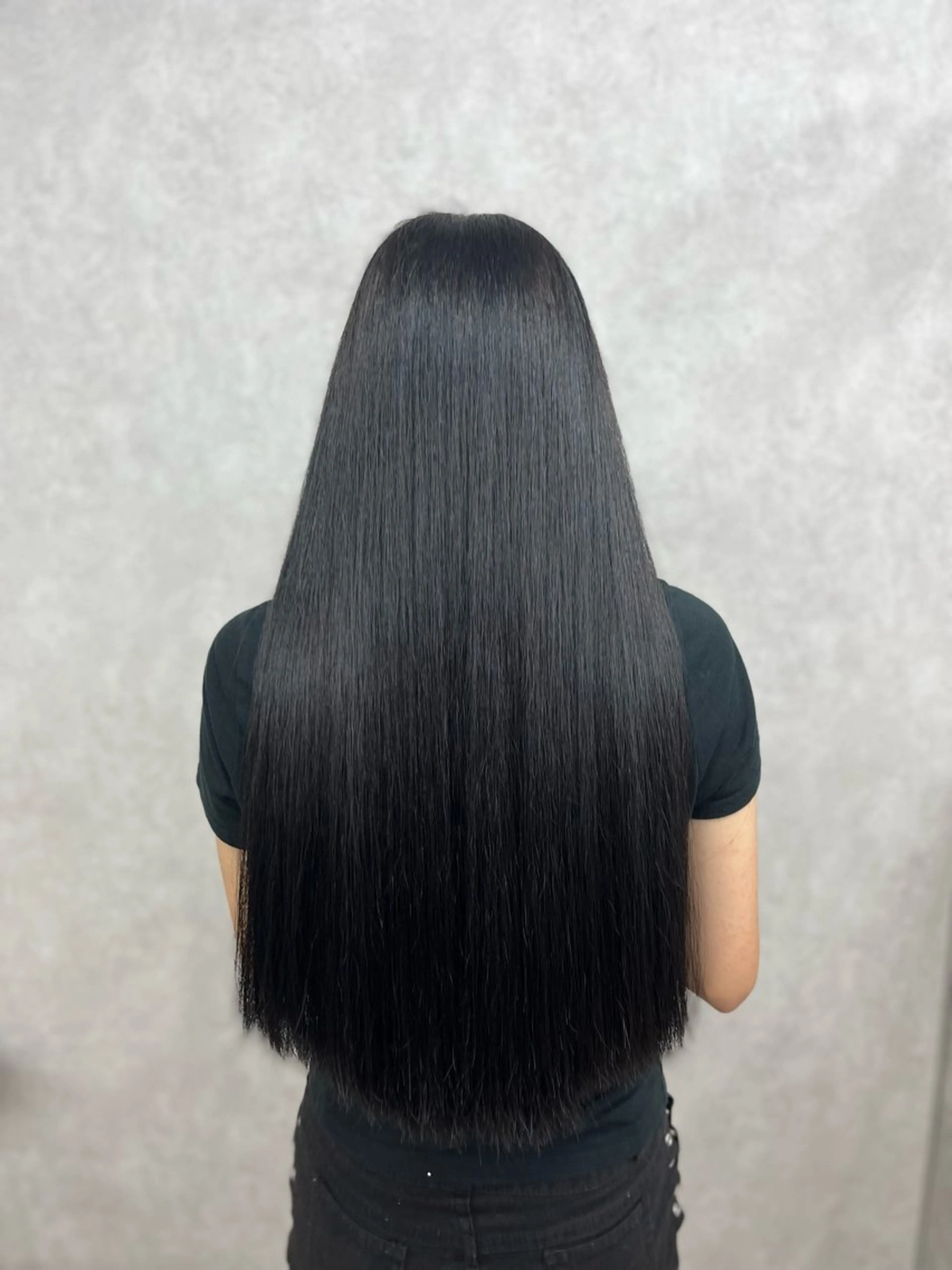 ロング カラー 黒髪 ブルーカラー ブルーブラック ぴんく髪の美容師🎀 🖤ゆうなのヘアスタイル