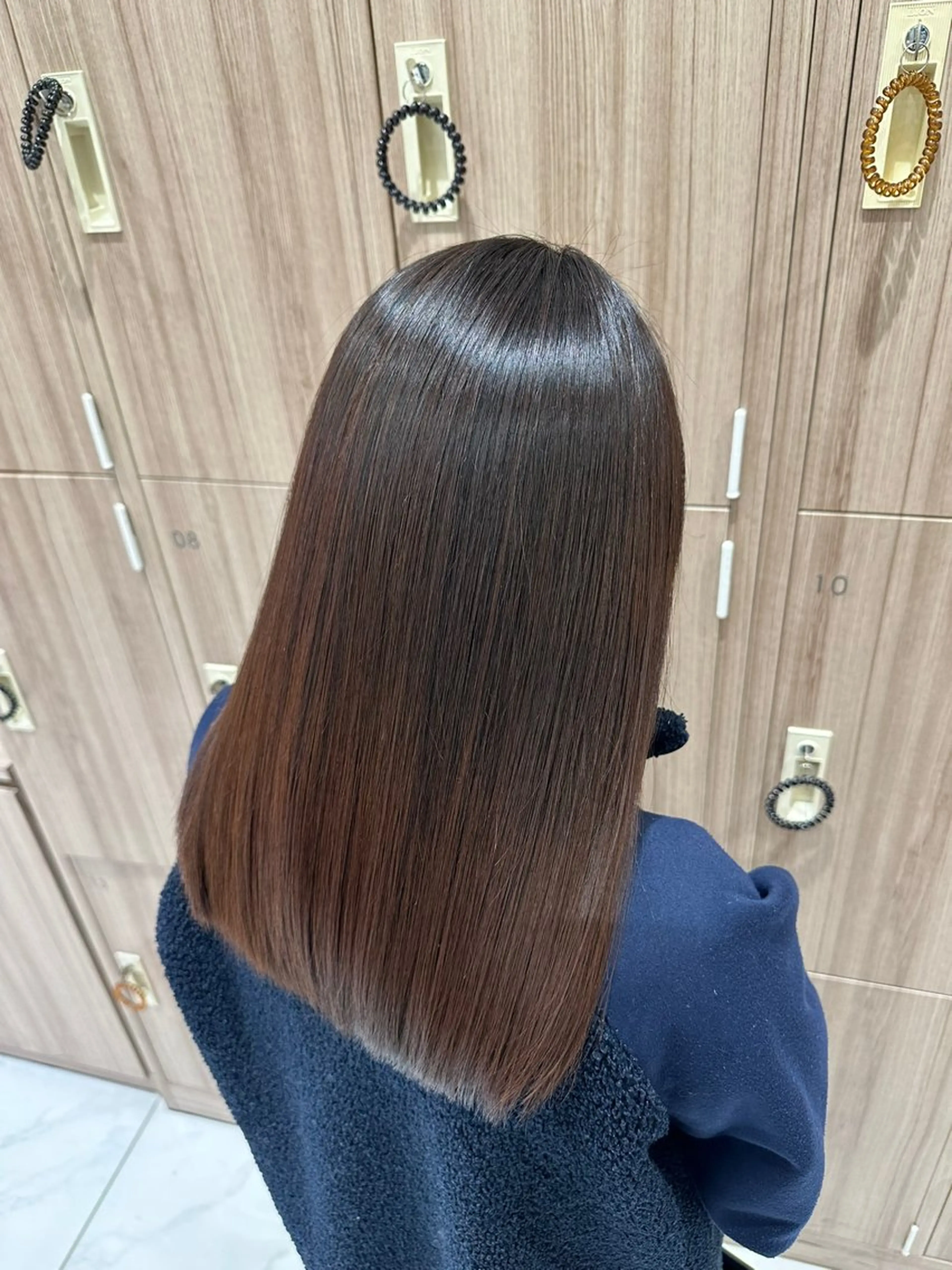 ロング 縮毛矯正 トリートメント 美髪縮毛矯正 穴見太伍のヘアスタイル