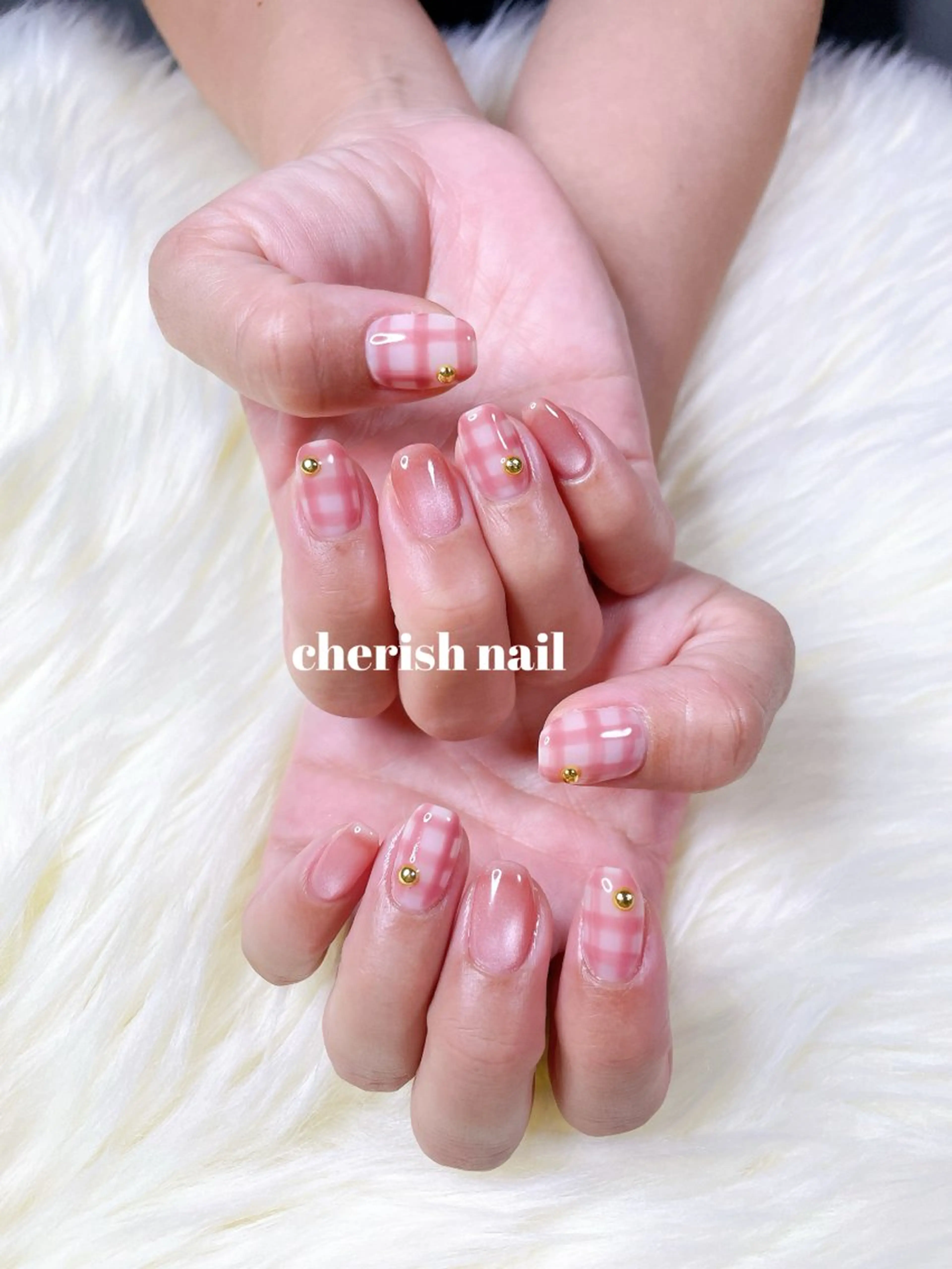 ネイル アートネイル マグネットネイル パステルネイル ハンドネイル cherish nailのネイルデザイン