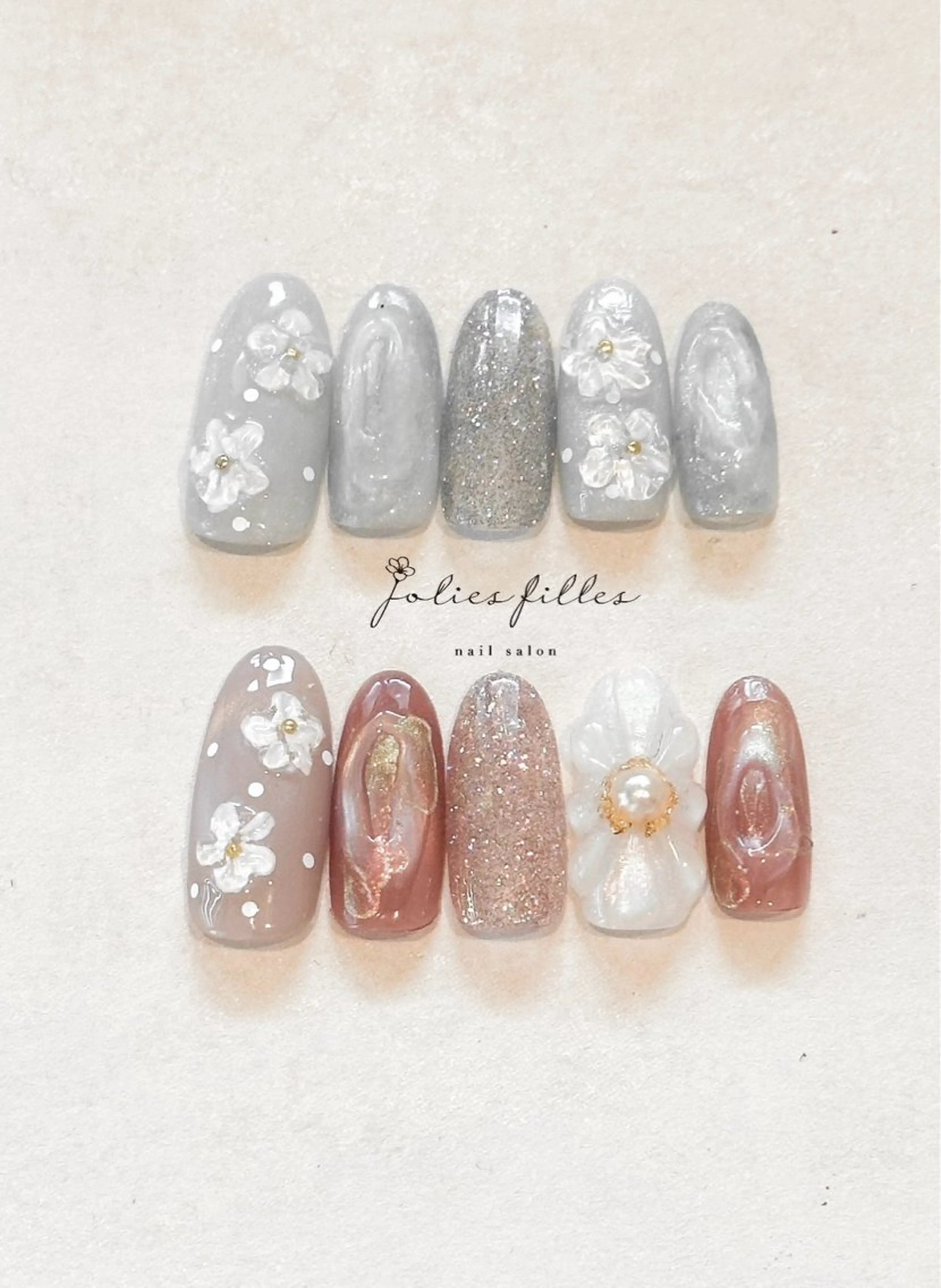 ネイル ハンドネイル ジョリフィーユ 中出のネイルデザイン