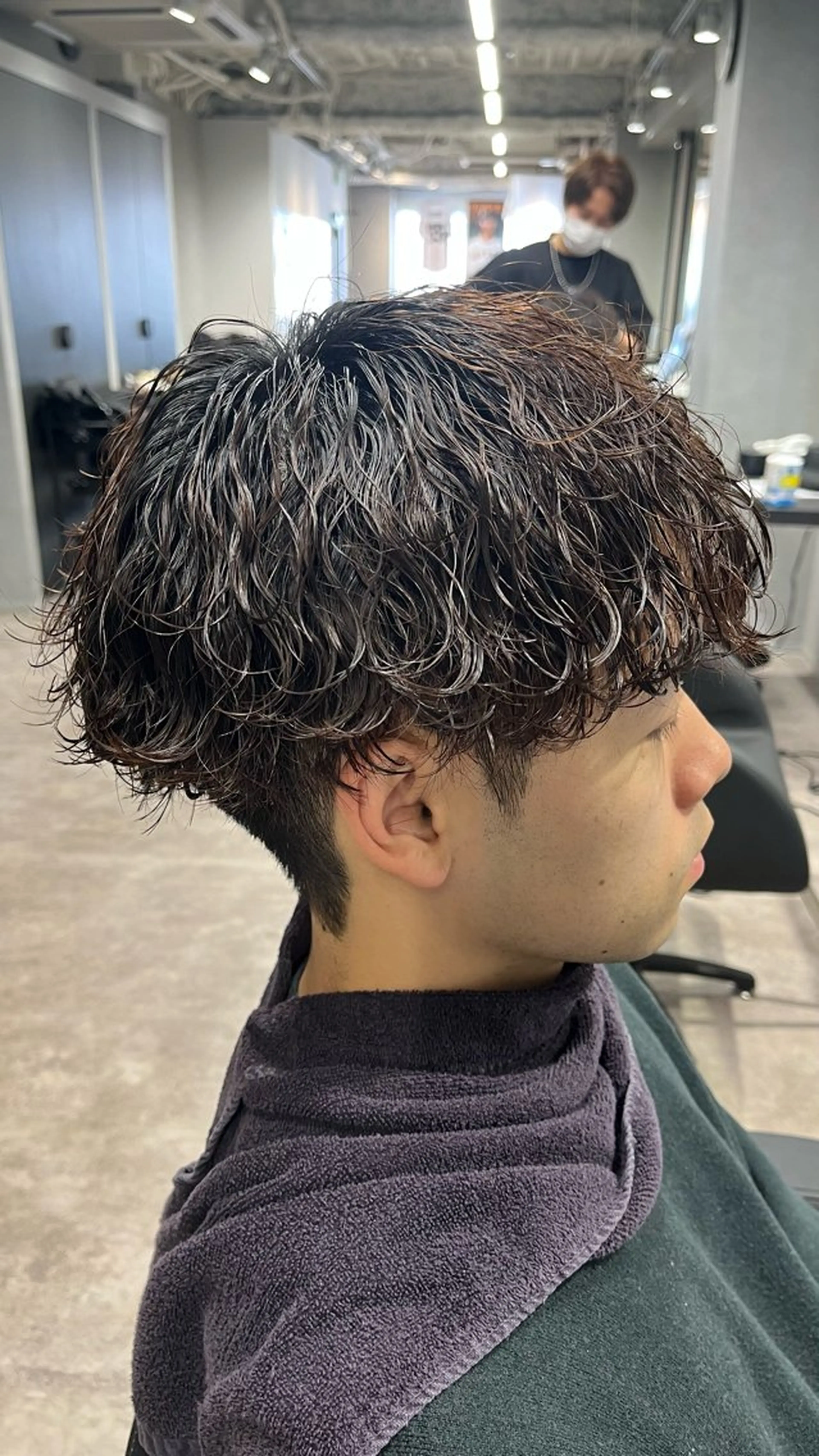 ✨35％オフ✨メンズカット＋波巻きパーマ＋トリートメント¥14000→¥9000の写真