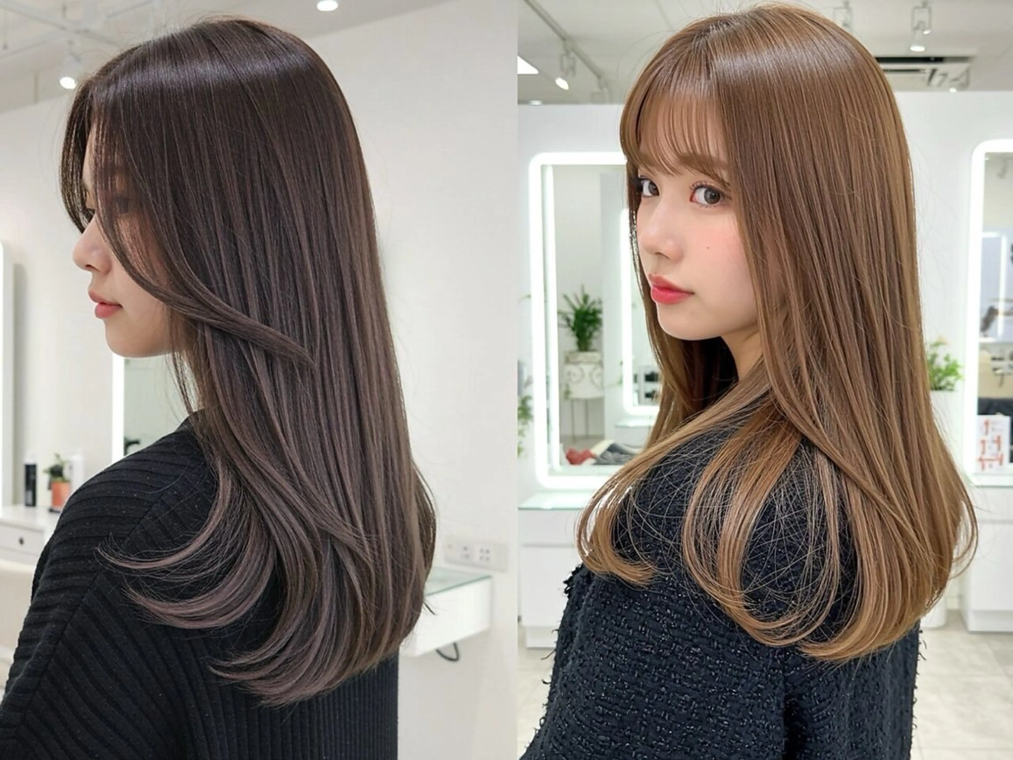 【✨朝のお手入れが楽に✨】前髪カット+premium髪質改善トリートメントの写真