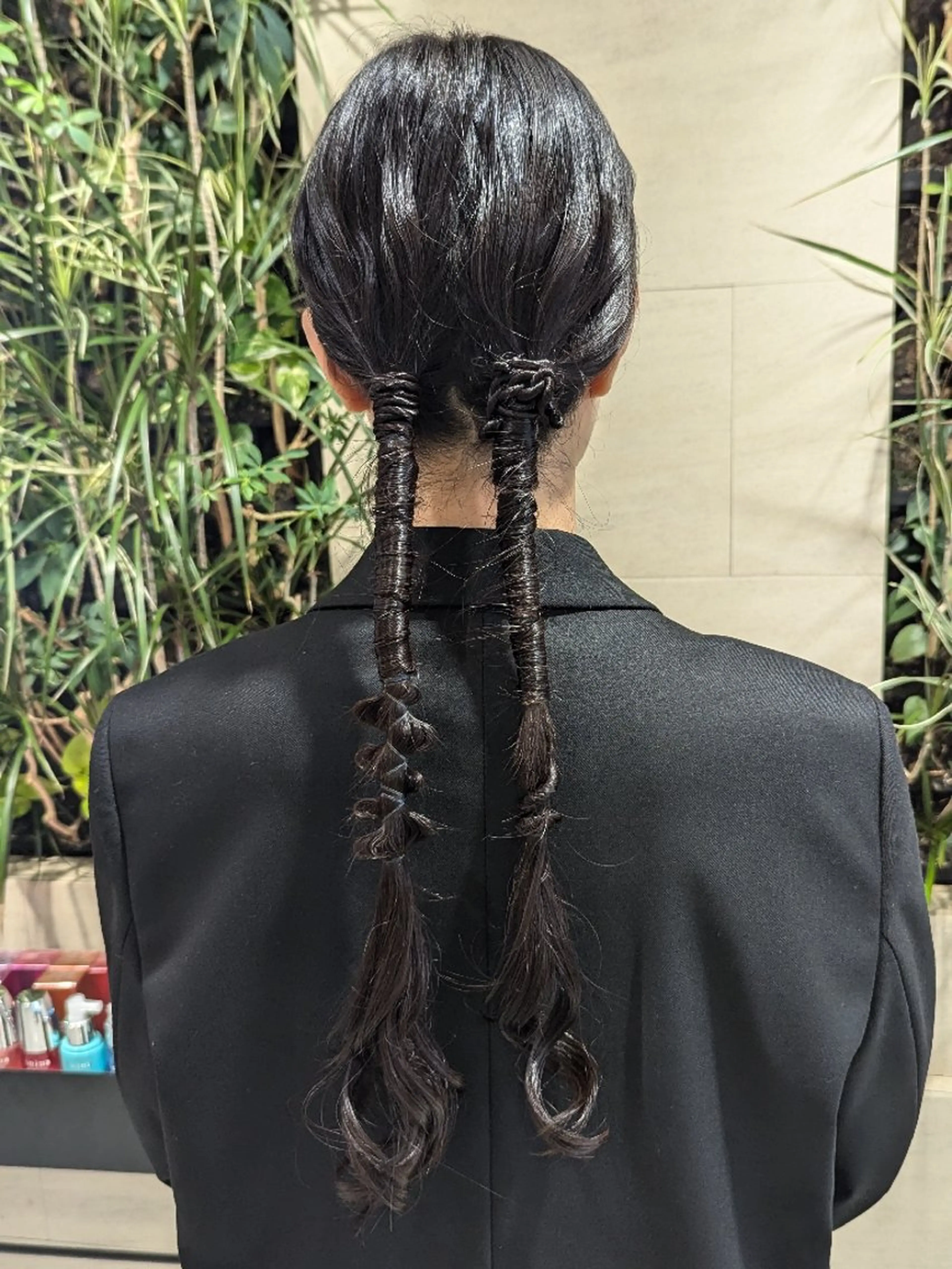 ロング ヘアセット 髪質改善/お呼ば れヘア/透明感カラーのヘアスタイル