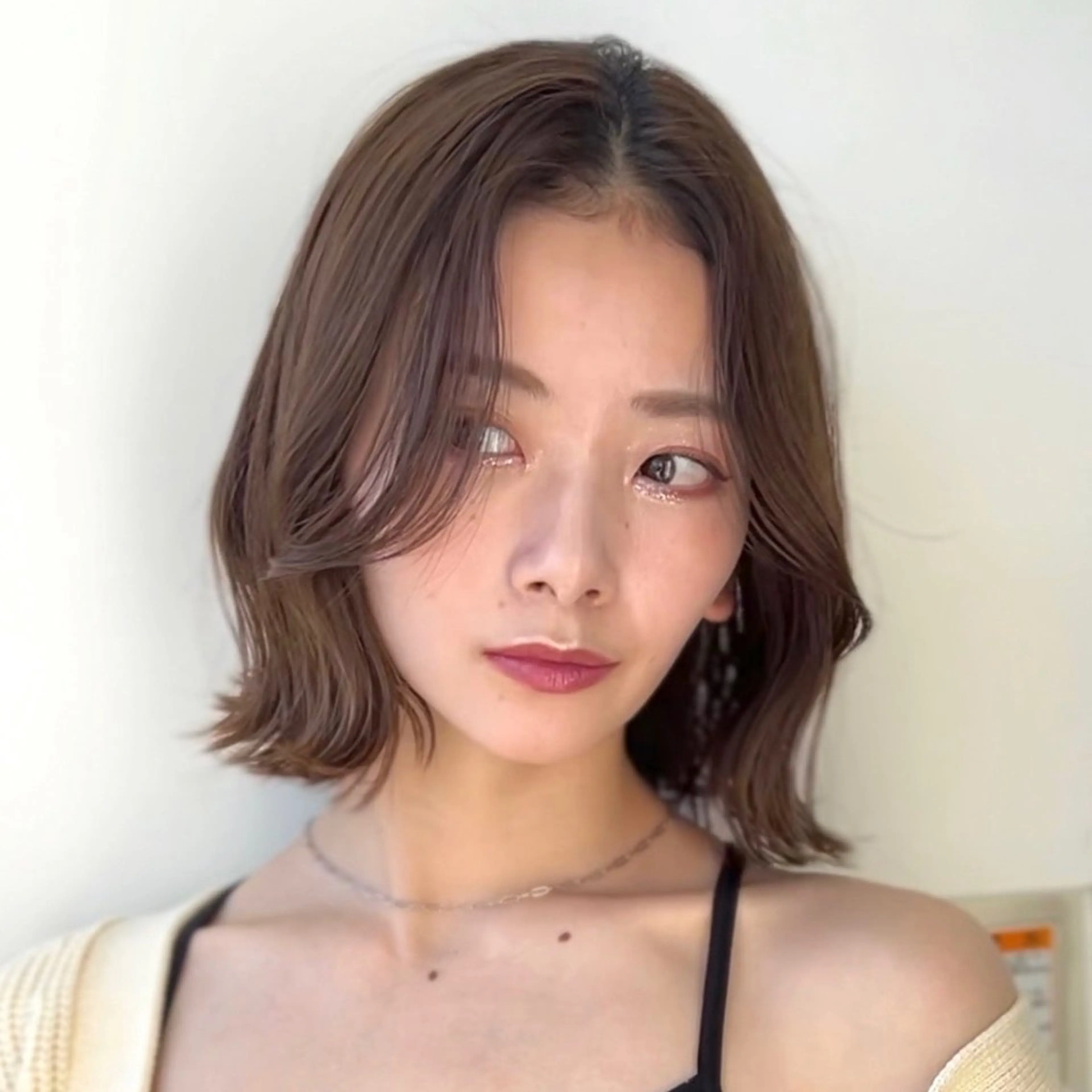 カラー 莉乃/縮毛矯正/髪質 改善/艶カラーのヘアスタイル