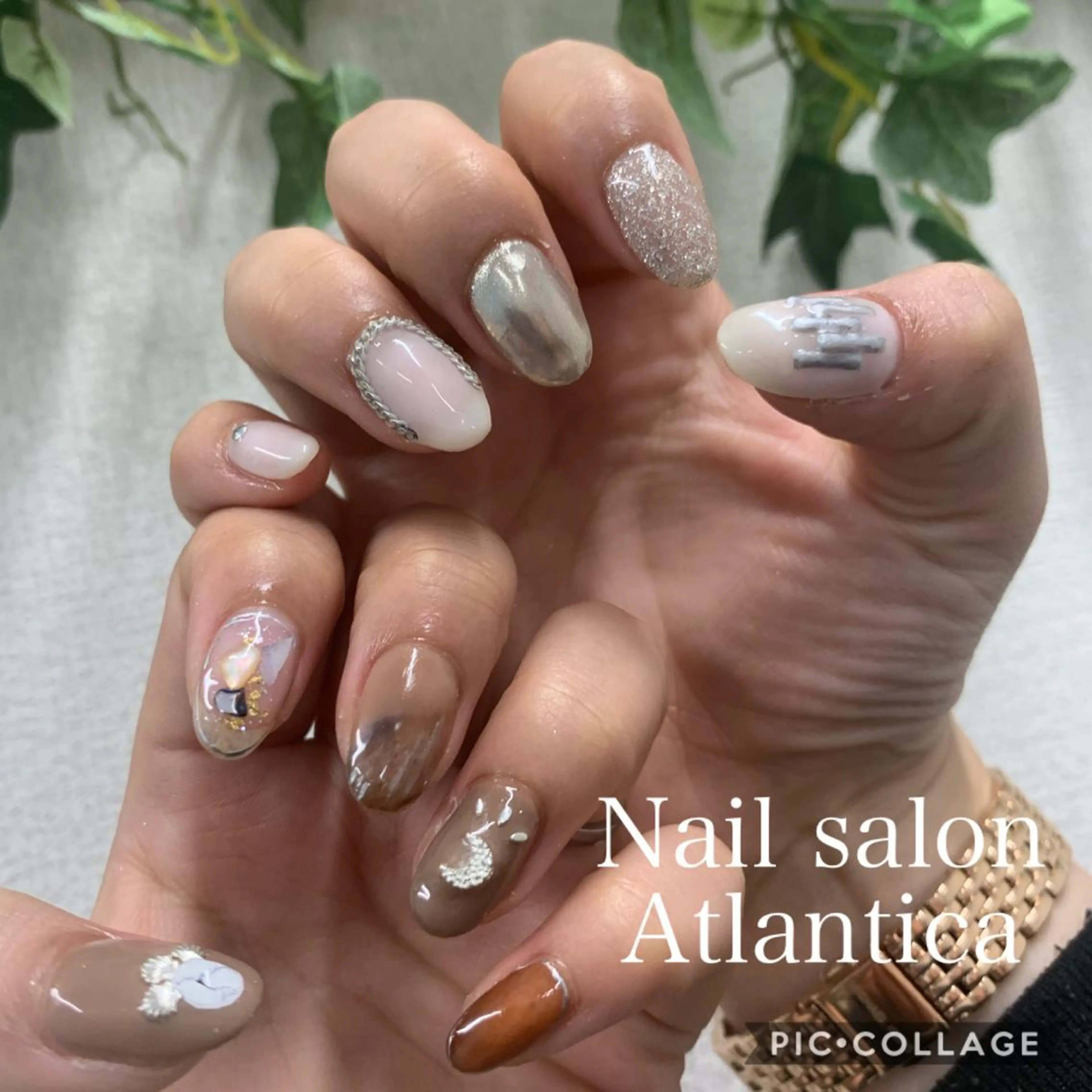ネイル ニュアンスネイル ハンドネイル Nail salon Atlantica所属・Nail salon ✩ ｱﾄﾗﾝﾃｨｶのネイルデザイン