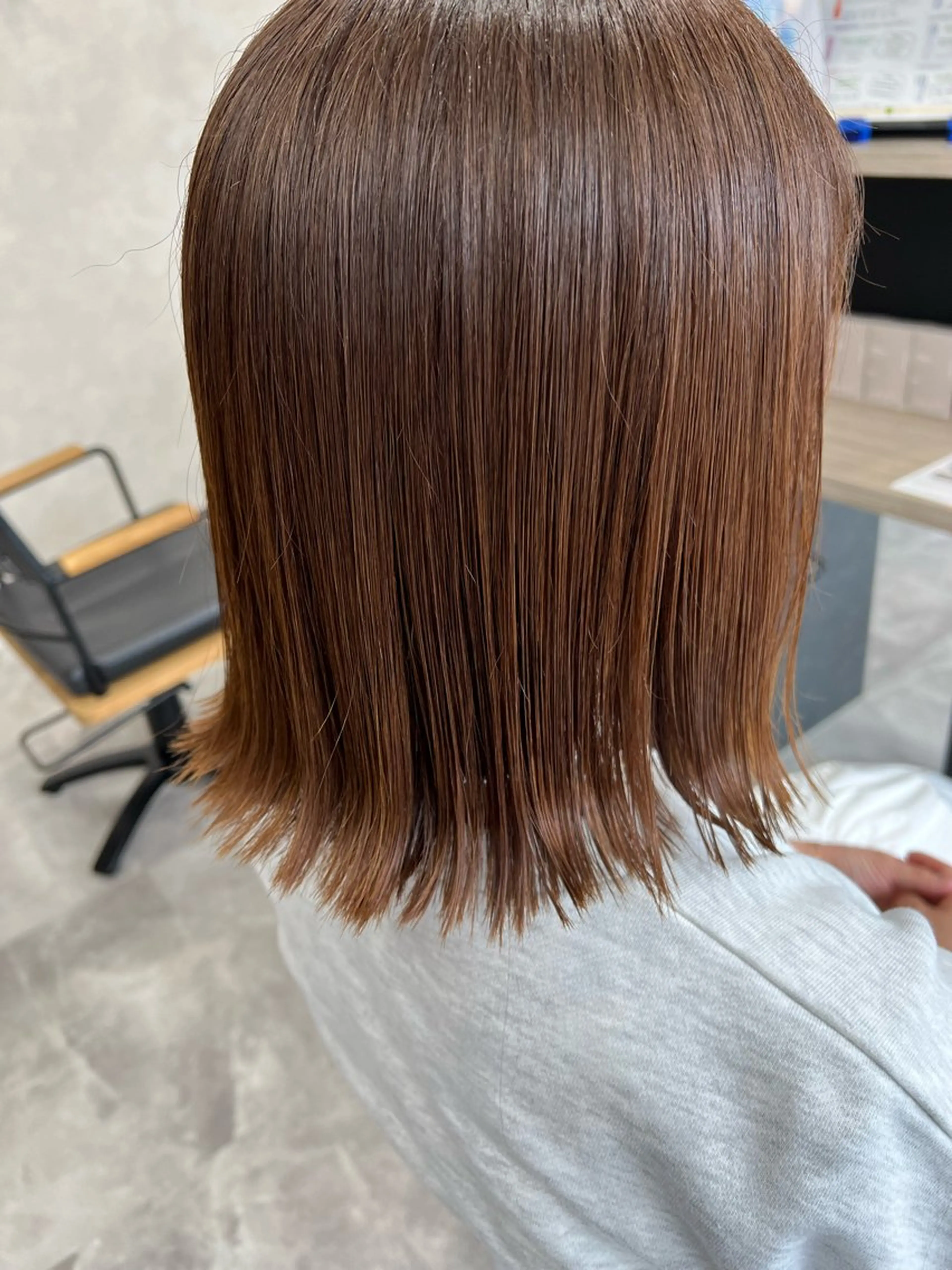 ミディアム トリートメント 透明感/レイヤー💎 髪質改善/希美のヘアスタイル