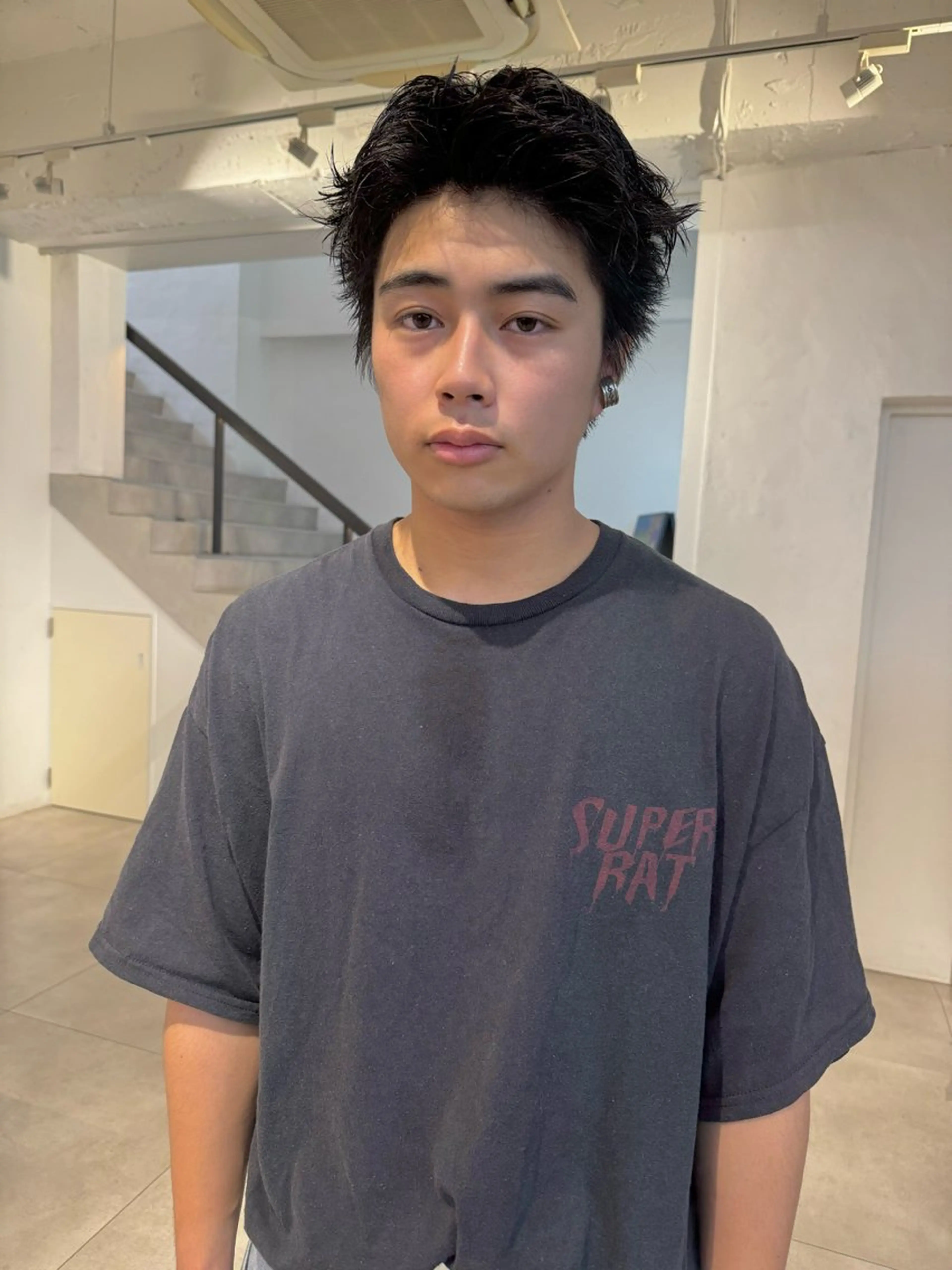 ショート メンズ カット 🇰🇷カルマパーマ kaito🇰🇷のヘアスタイル