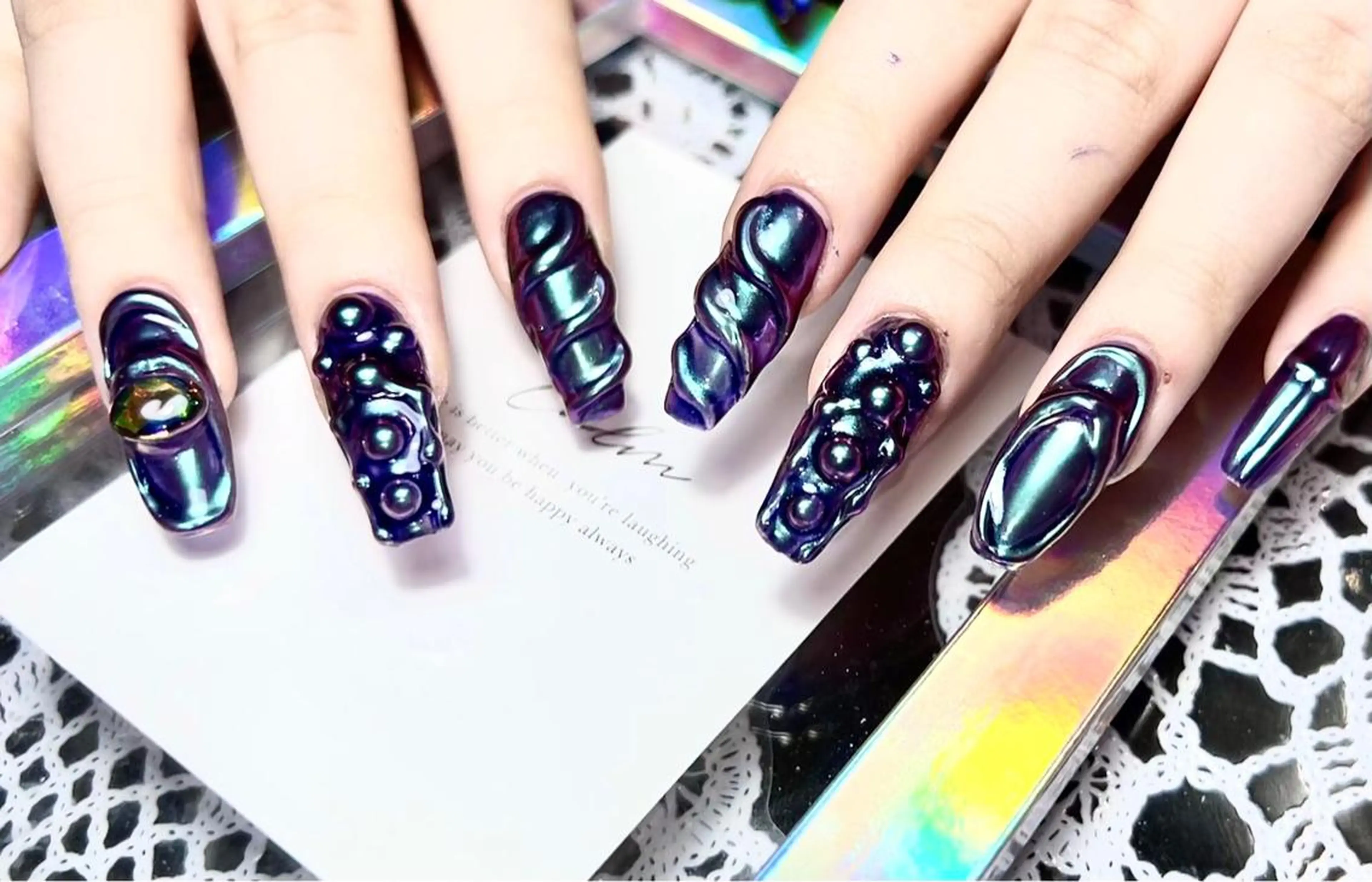 ネイル Eveネイル チップスカルプ専門店のネイルデザイン