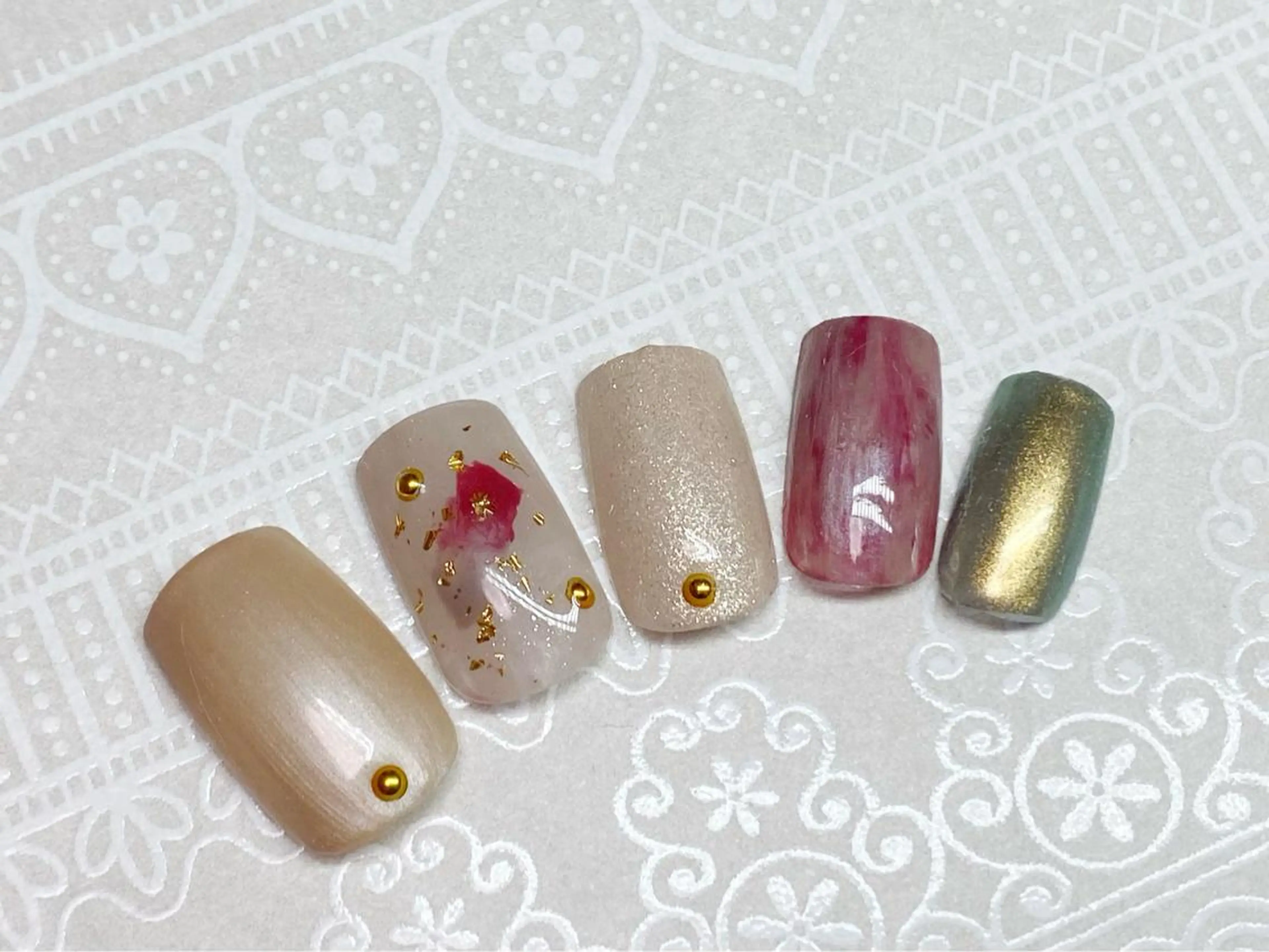 ネイル ニュアンスネイル 痛ネイル/ワンホン/ フィルイン/長さだしのネイルデザイン