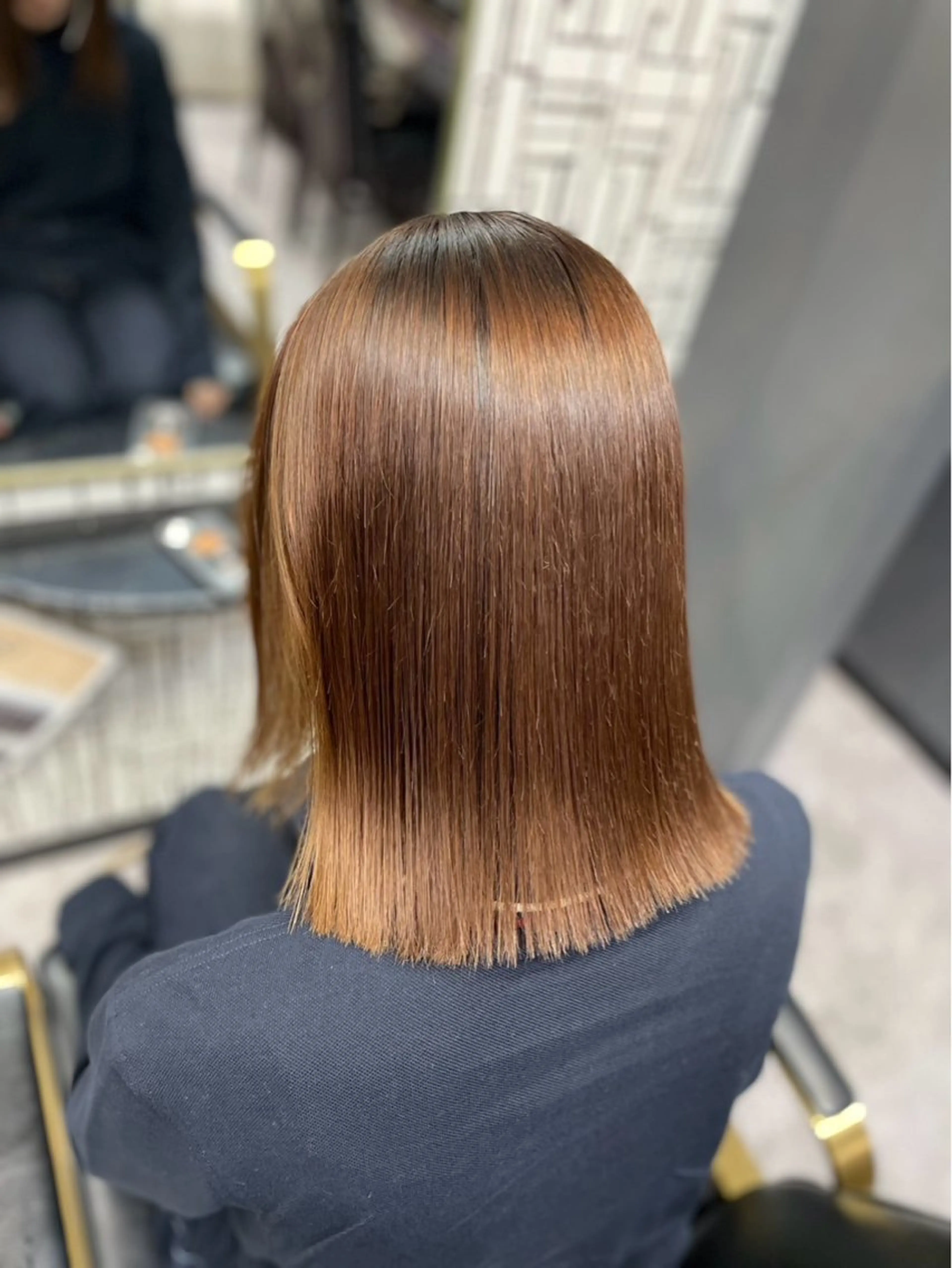 ミディアム 北村 理奈のヘアスタイル