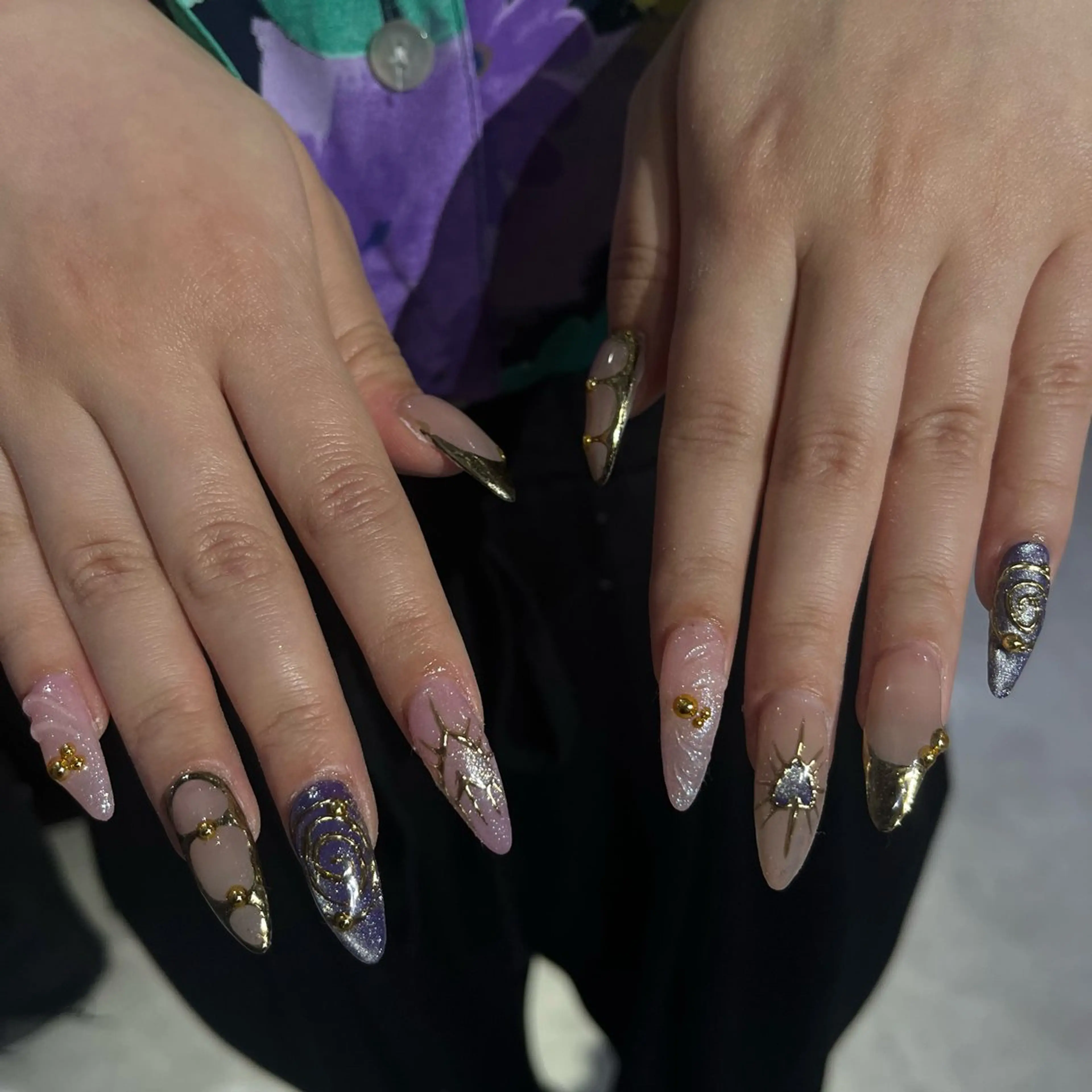 ネイル ハンドネイル 小川 柚香のネイルデザイン