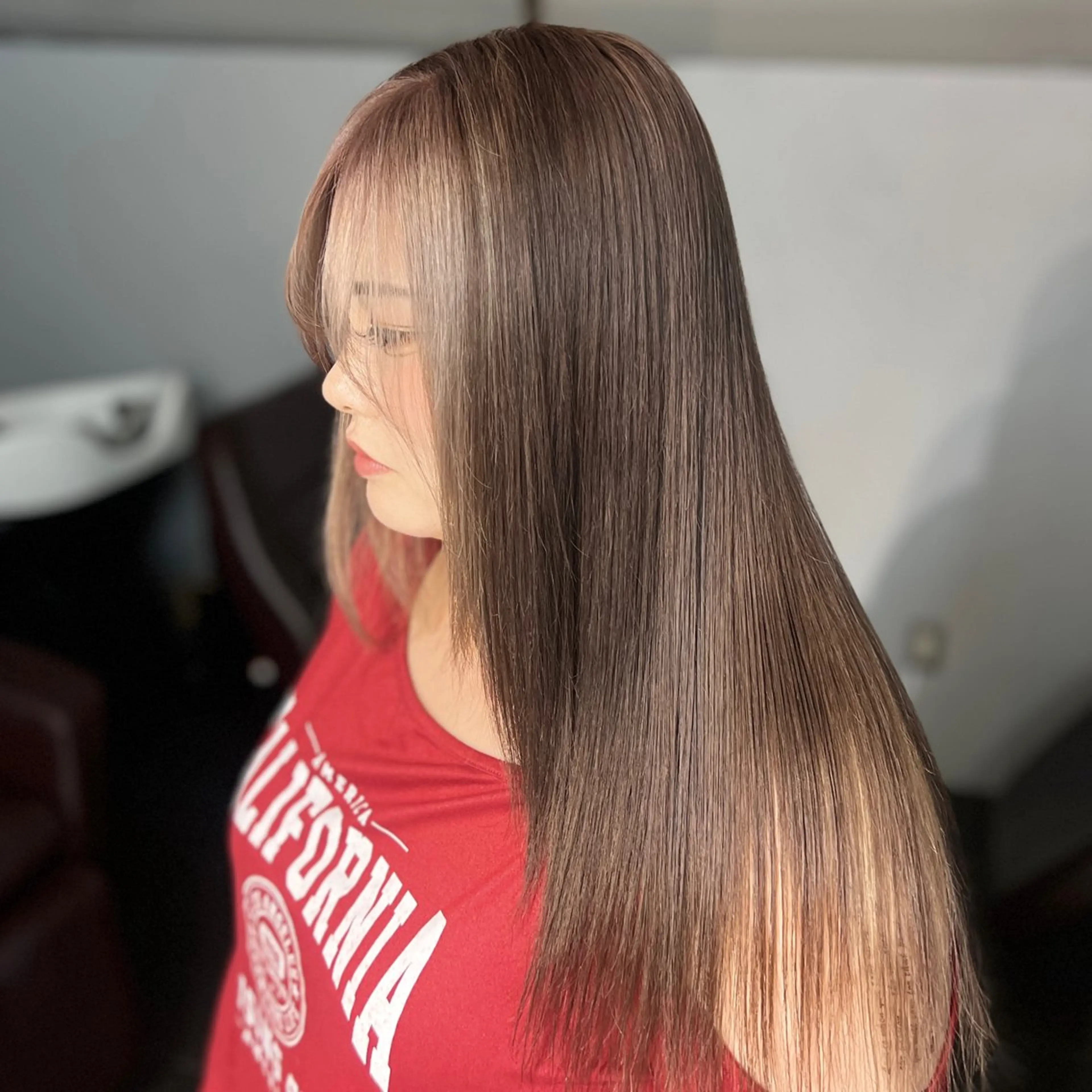 ロング カラー vain　渋谷【ヴェイン シブヤ】所属・Rio / 縮毛矯正🍒のヘアスタイル