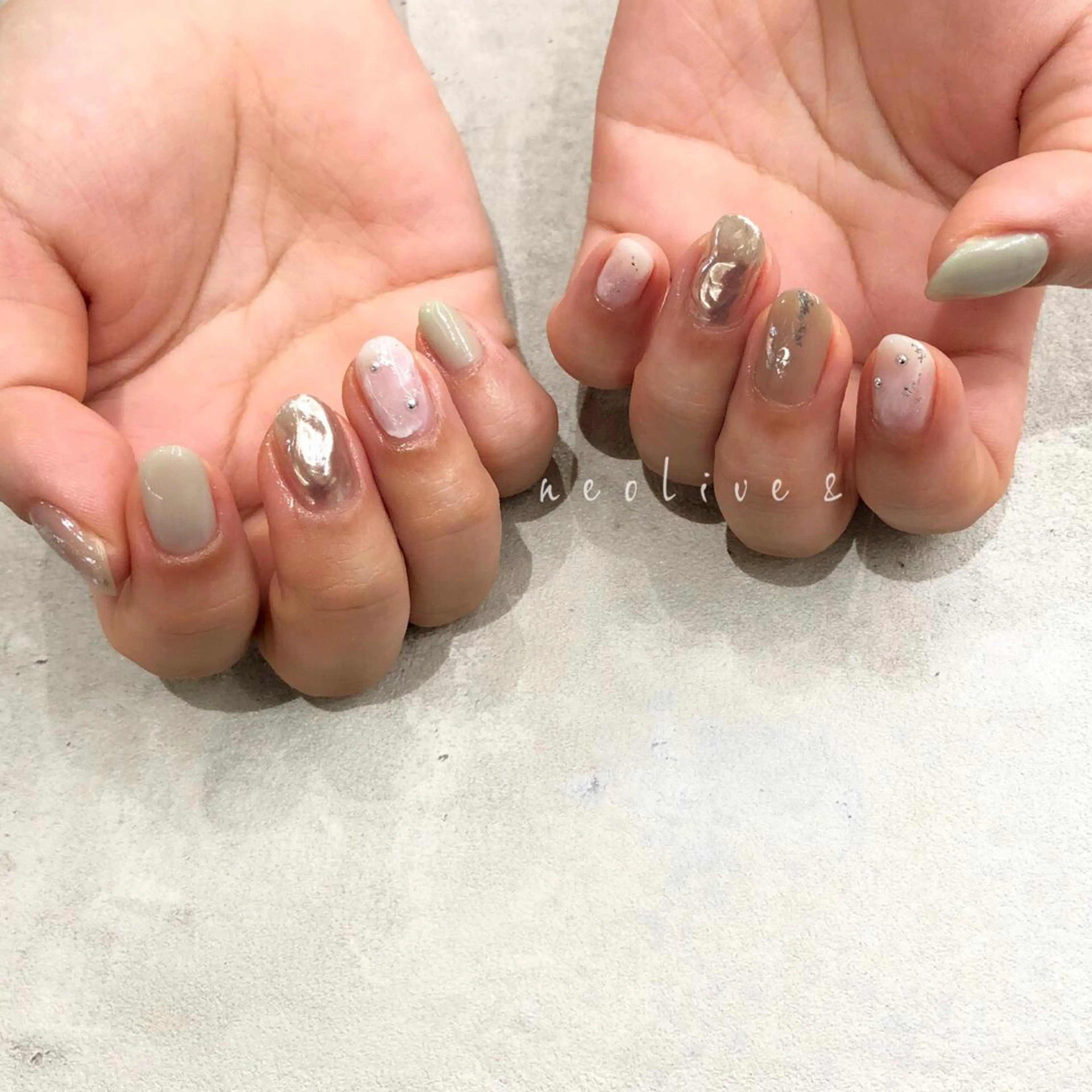 ネイル ハンドネイル Yuriko Omi パラジェル/渋谷のネイルデザイン