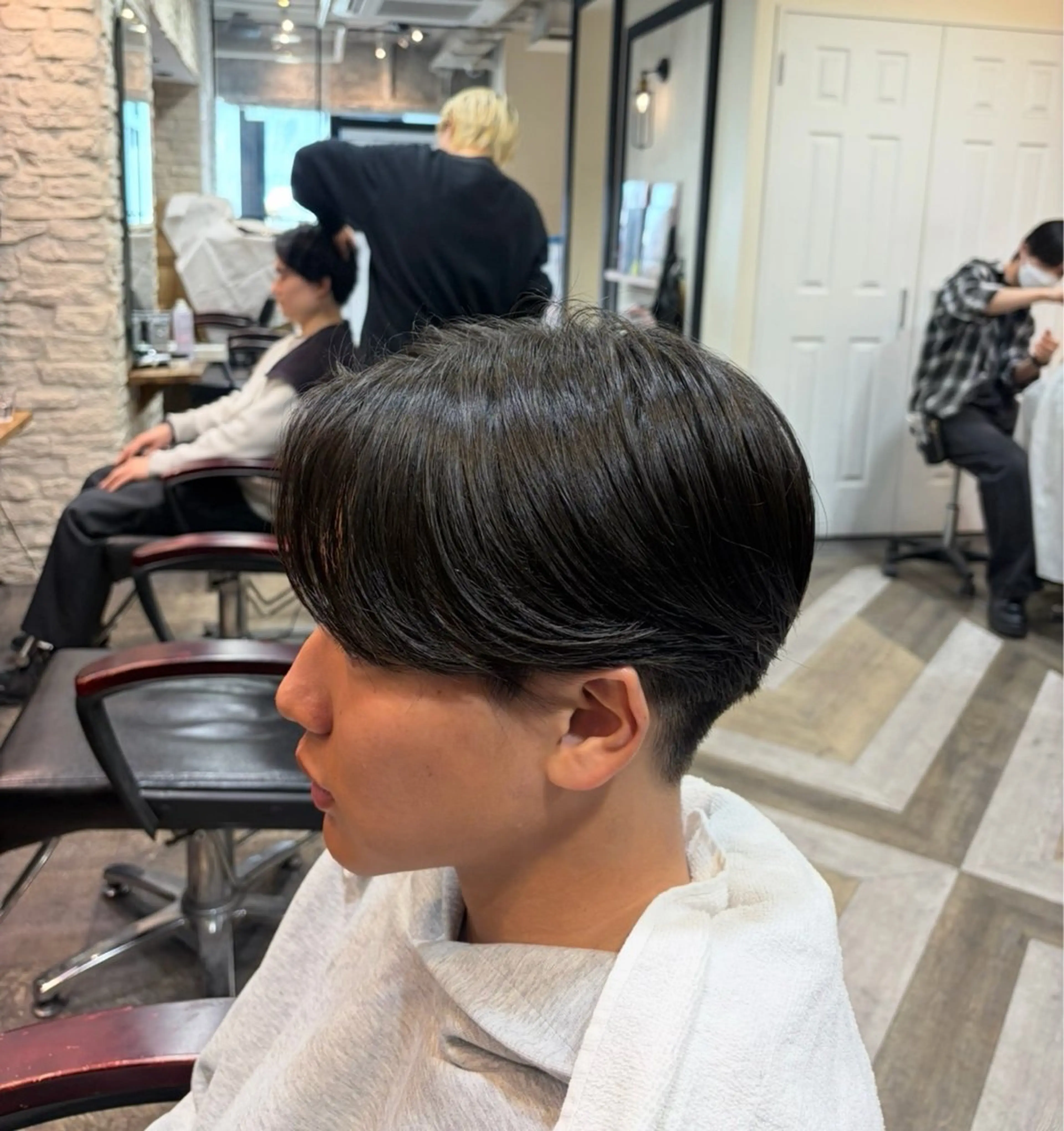 メンズ 縮毛矯正 縮毛矯正モデル/上村 コウスケのヘアスタイル