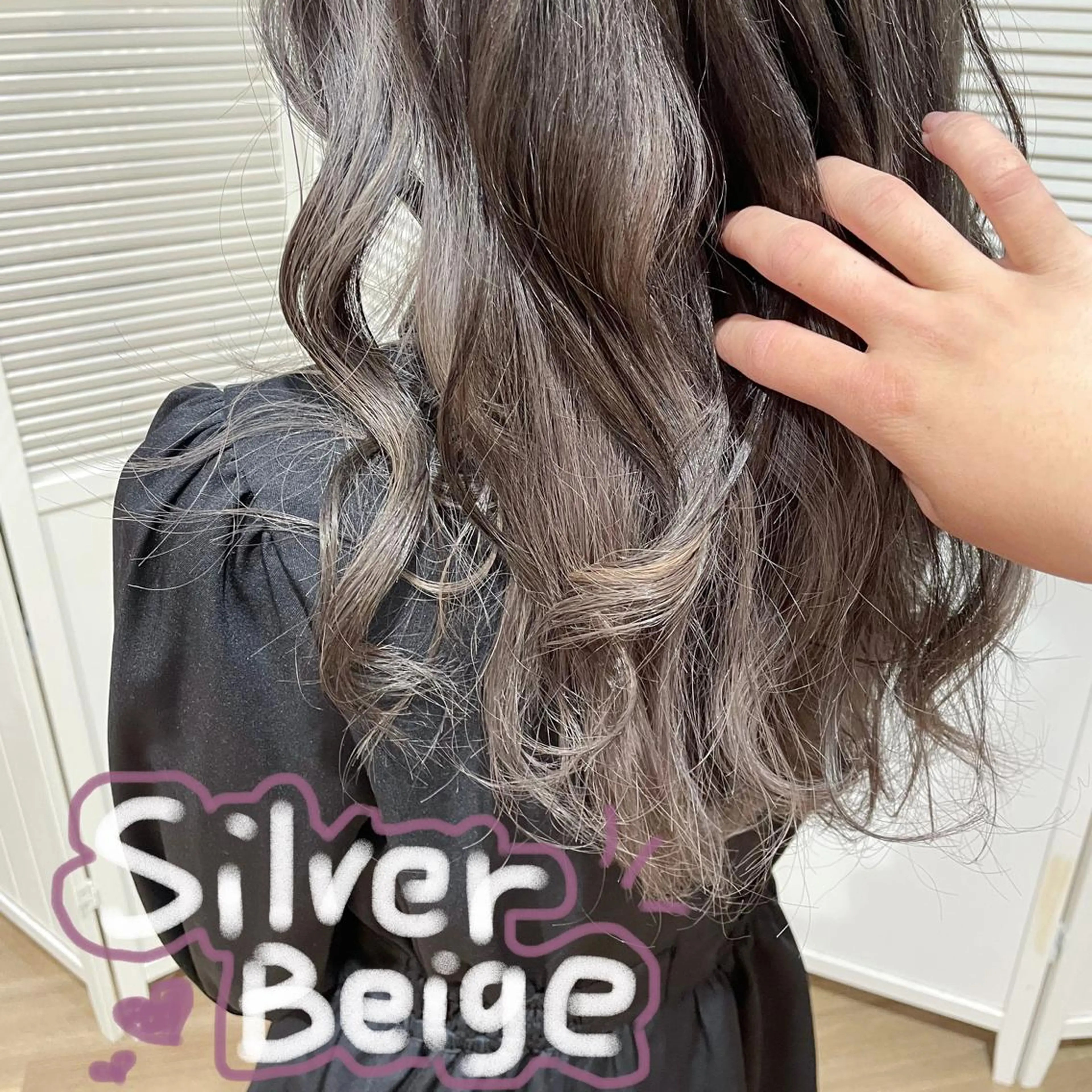 ロング カラー ヘアアレンジ ベージュカラー ブリーチ なつき/艶ピンク/ girly hairのヘアスタイル