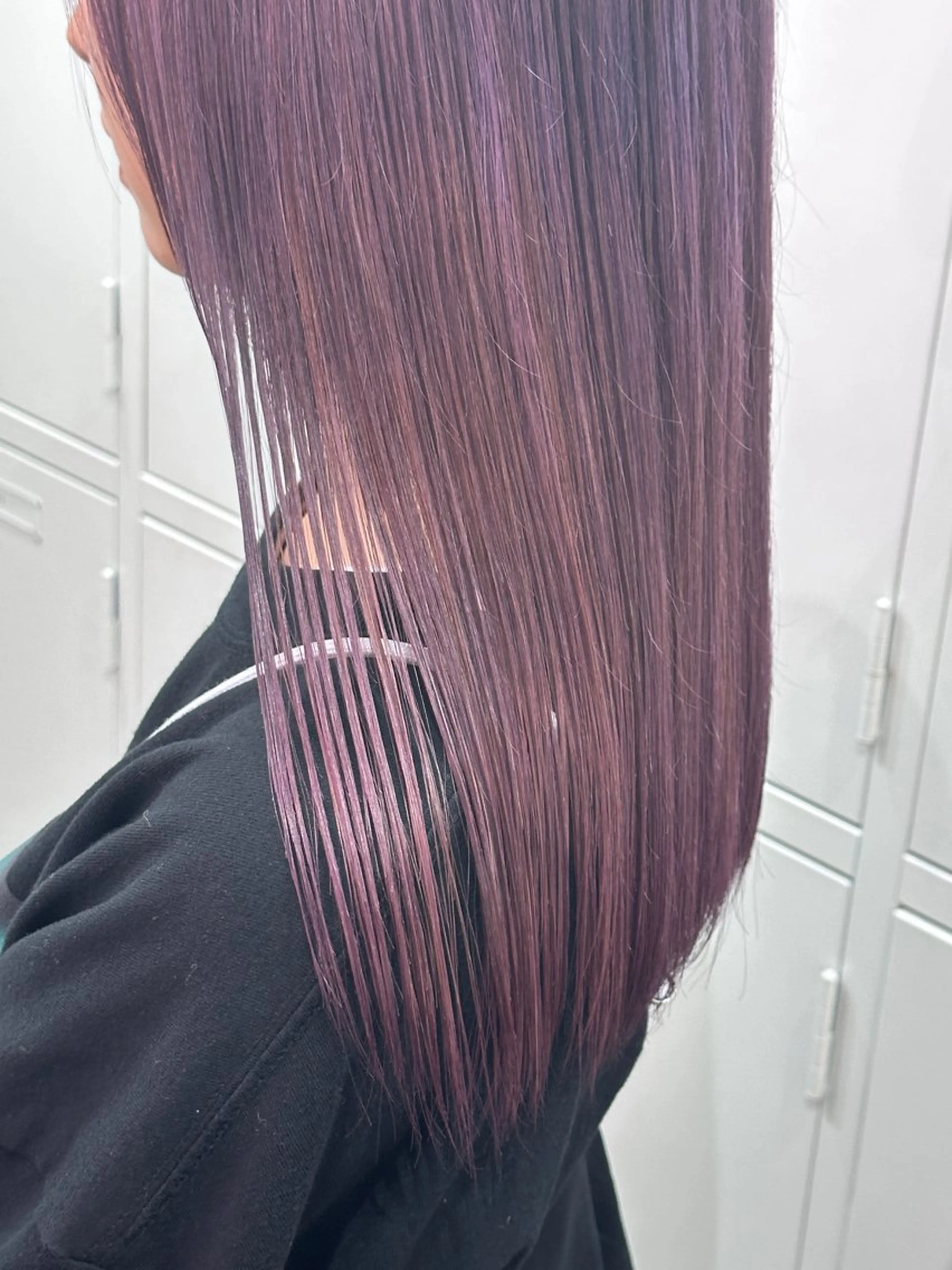 ロング カラー ハイトーン/ウルフ /エクステ/ましろのヘアスタイル