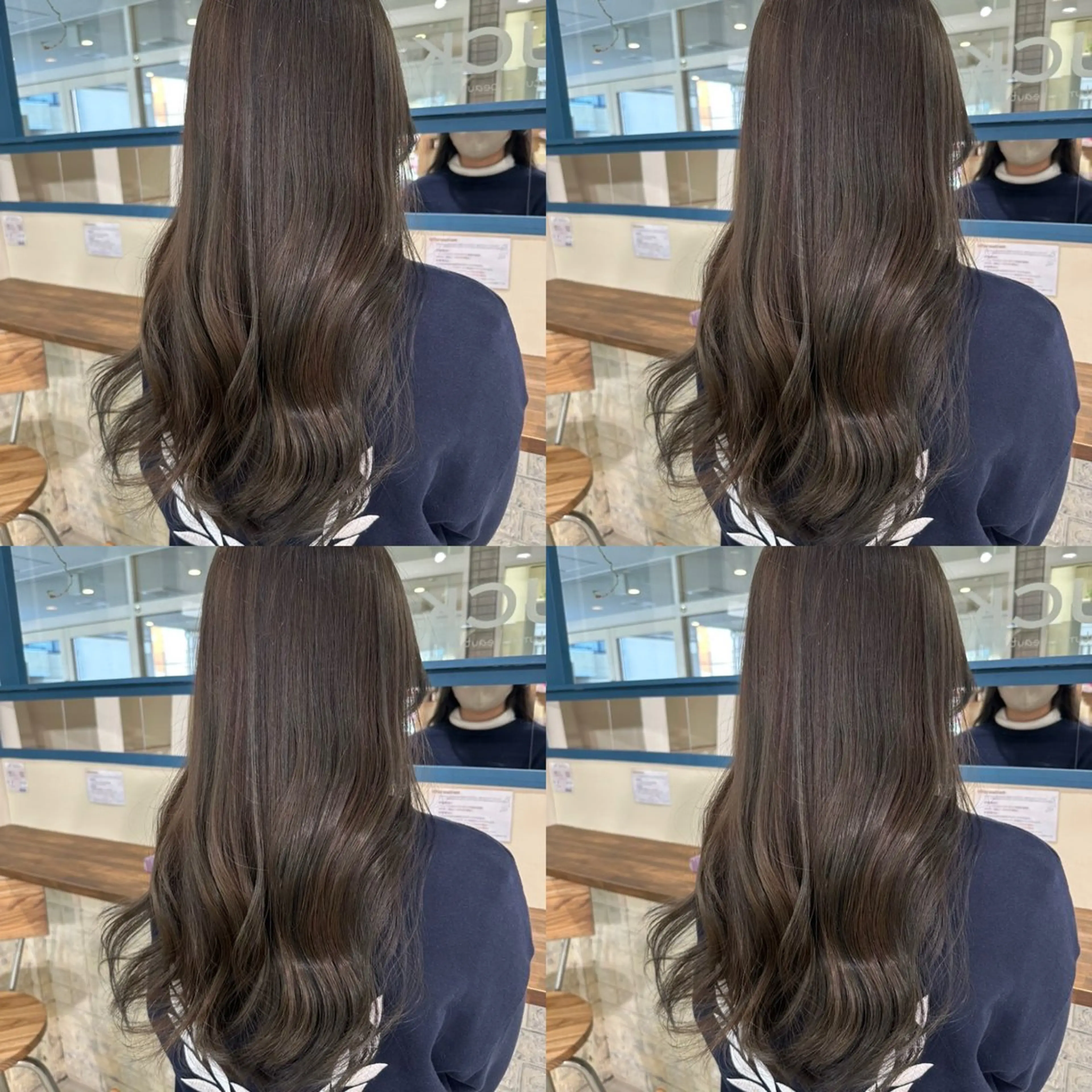 ロング カット ヘアカラー トリートメント 髪質改善 頭身浴/ 中田のヘアスタイル