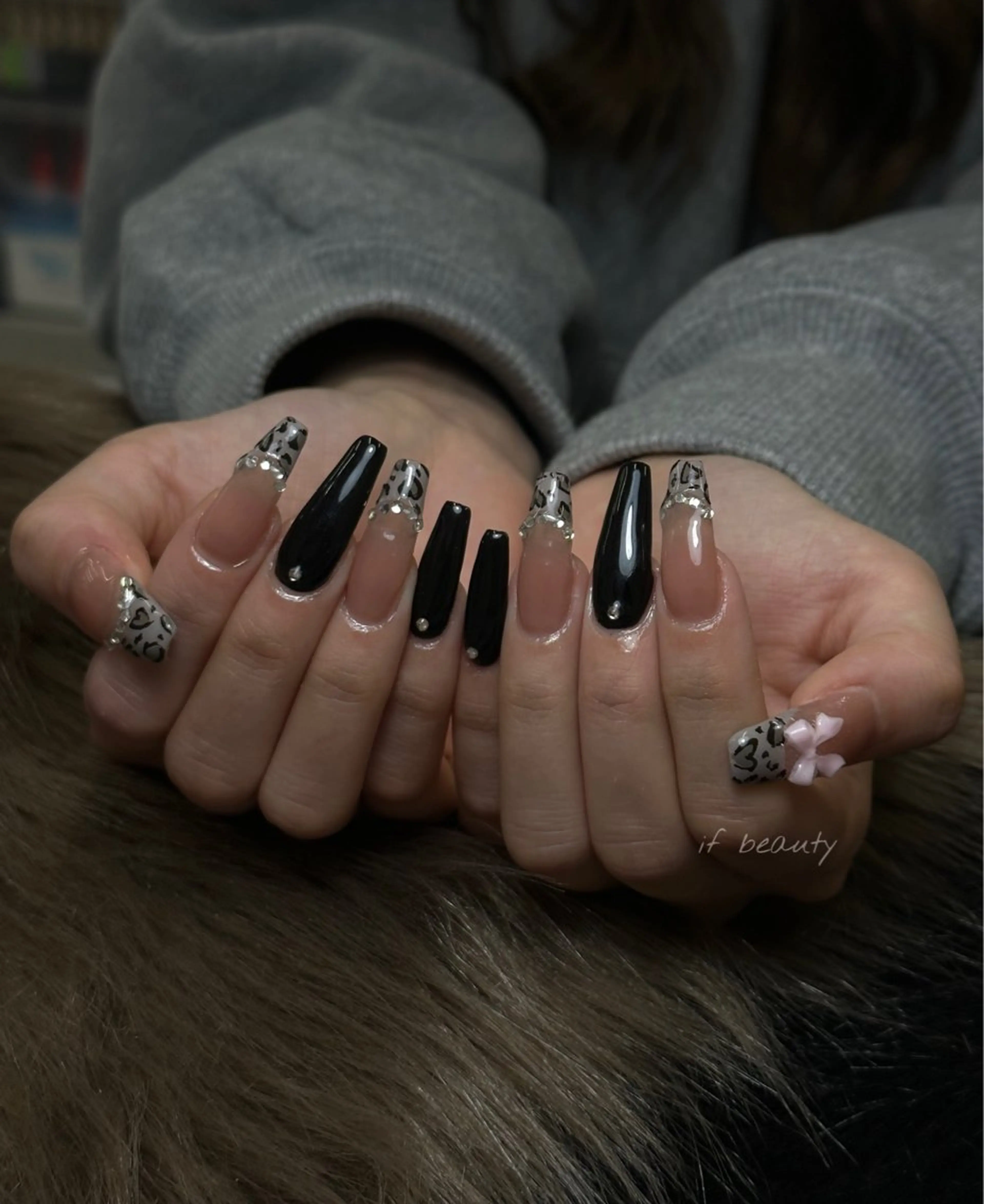 ネイル アートネイル ジェルネイル グラデーション パラジェル ワンホンネイル ハンドネイル if Hair＆Nail Salon所属・IKA /海外ネイル /個性派/ワンホンのネイルデザイン