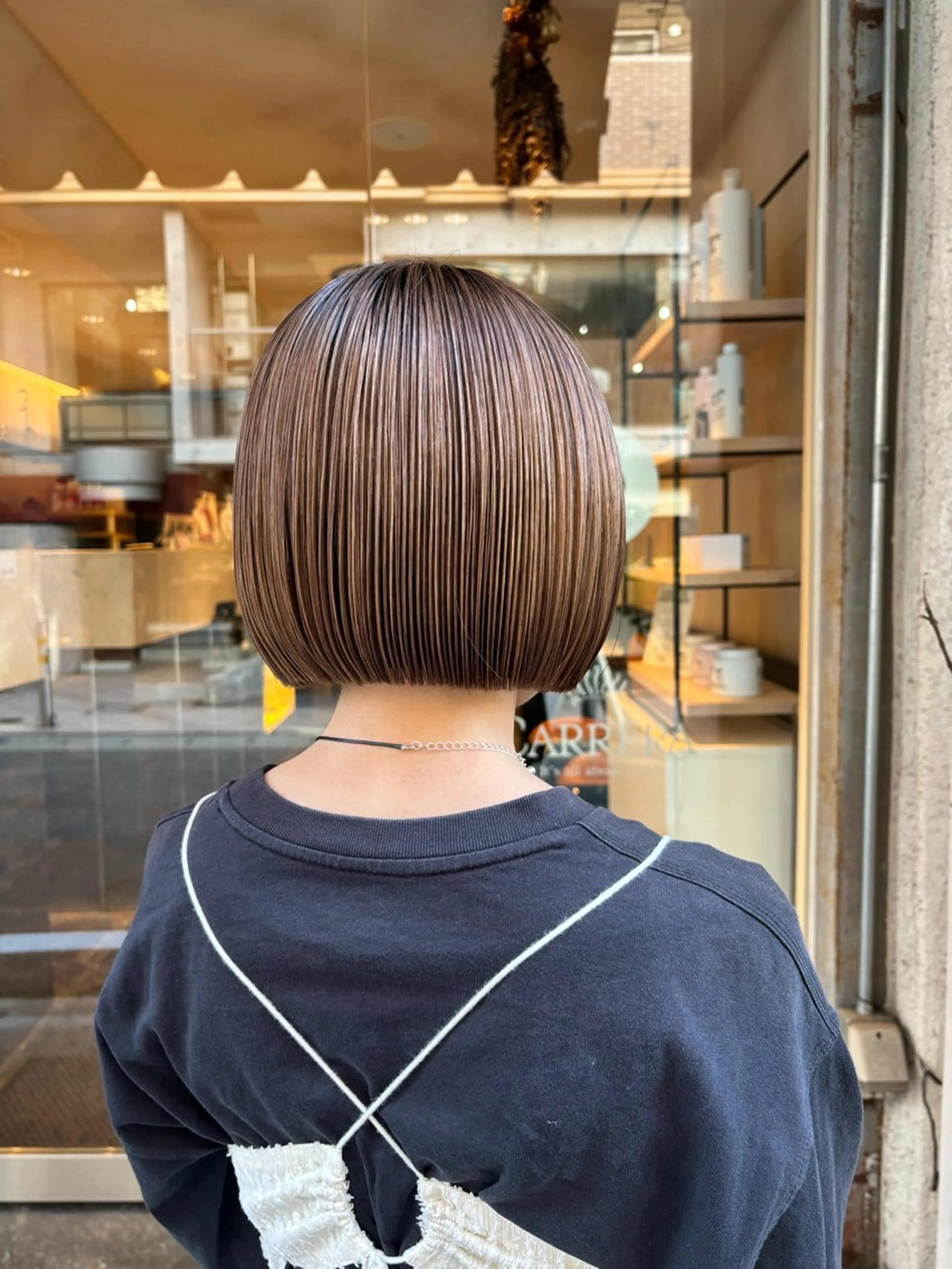 ショート 水原波津輝/ボブ /ニュアンスパーマのヘアスタイル