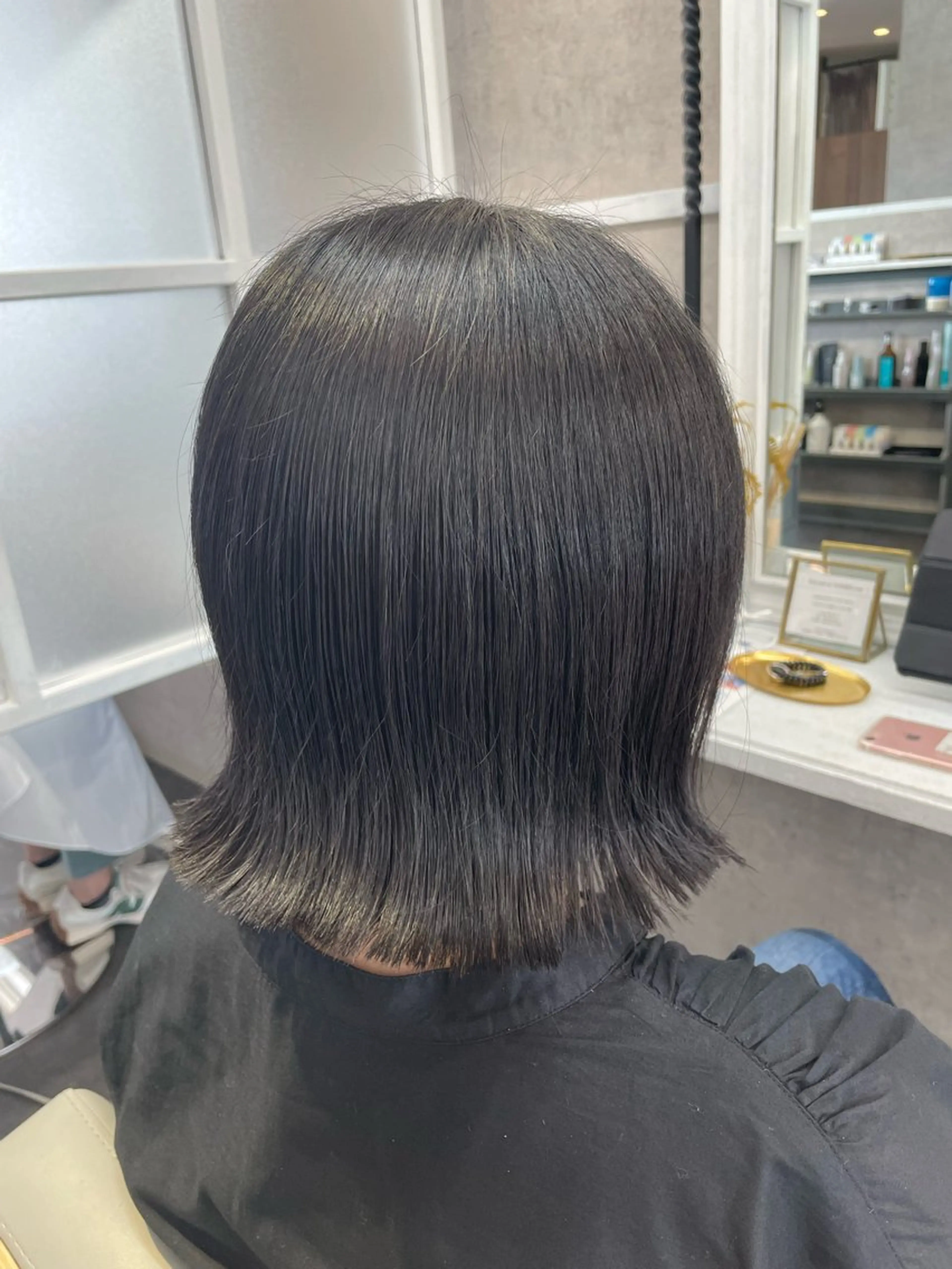 ショート カット 縮毛矯正 手塚 由佳のヘアスタイル