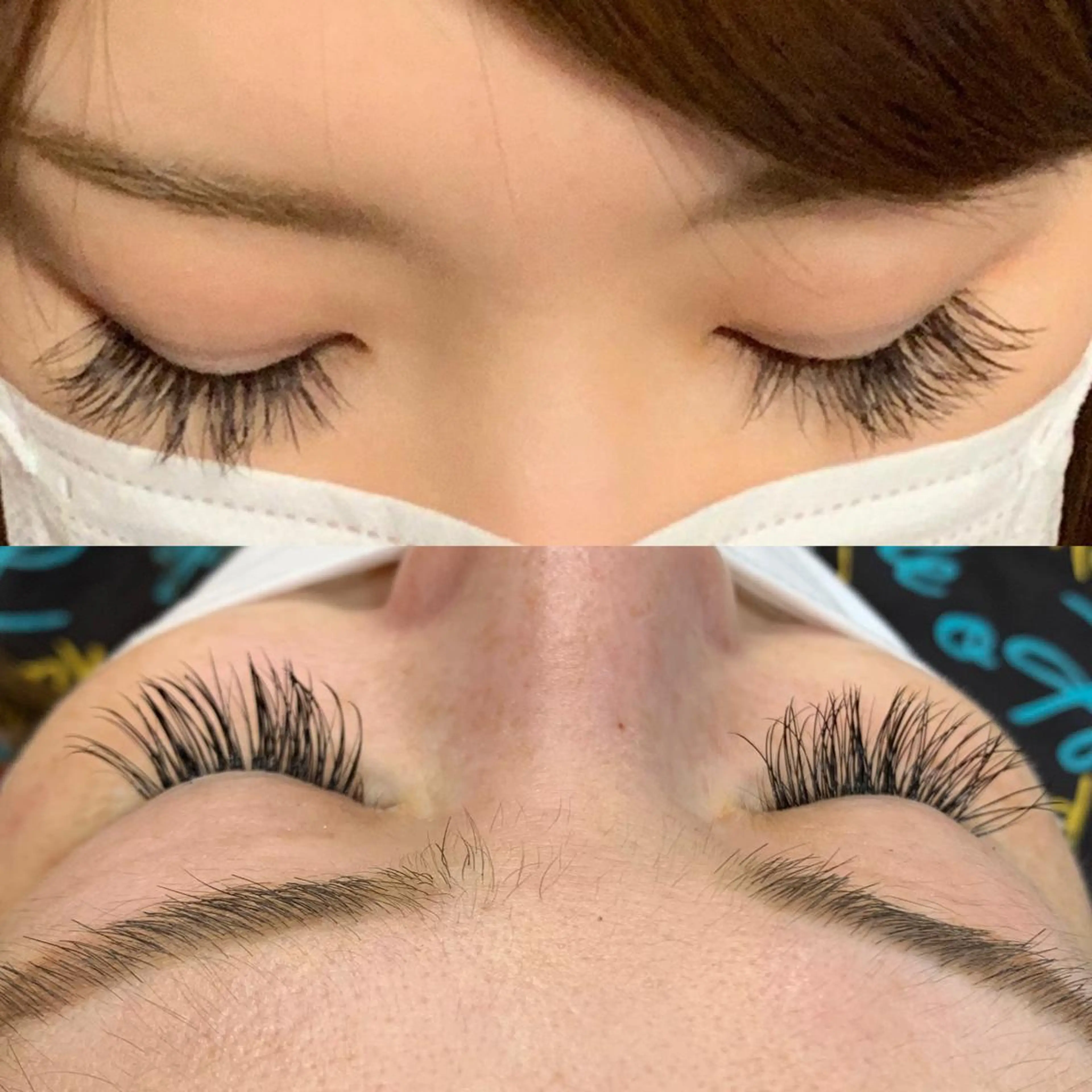 マツエク・マツパ フラットラッシュ FIRSTCLASS Airiのマツエク・マツパデザイン